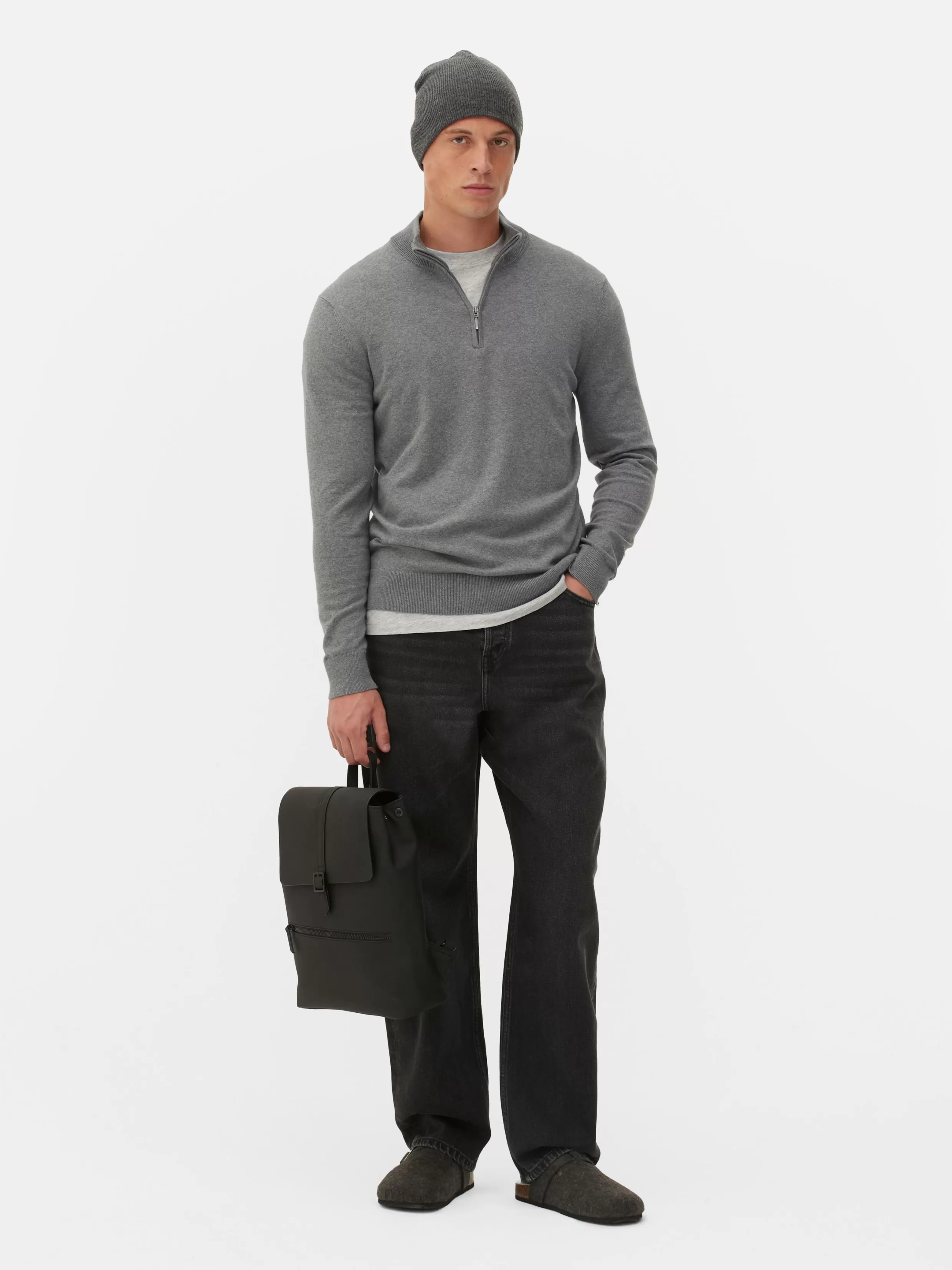 Outlet Half-Zip Sweater Sweaters And Cardigans