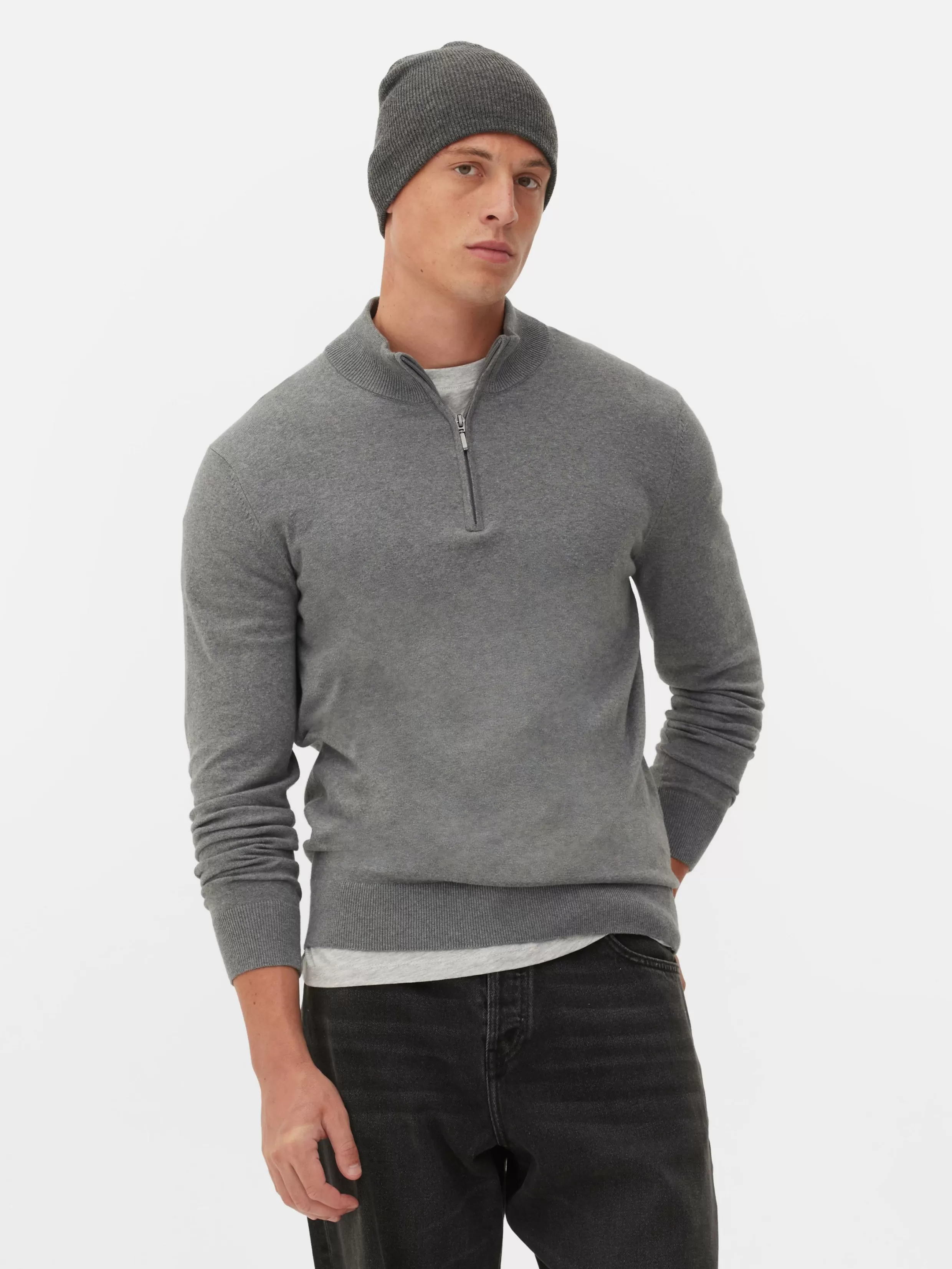 Outlet Half-Zip Sweater Sweaters And Cardigans