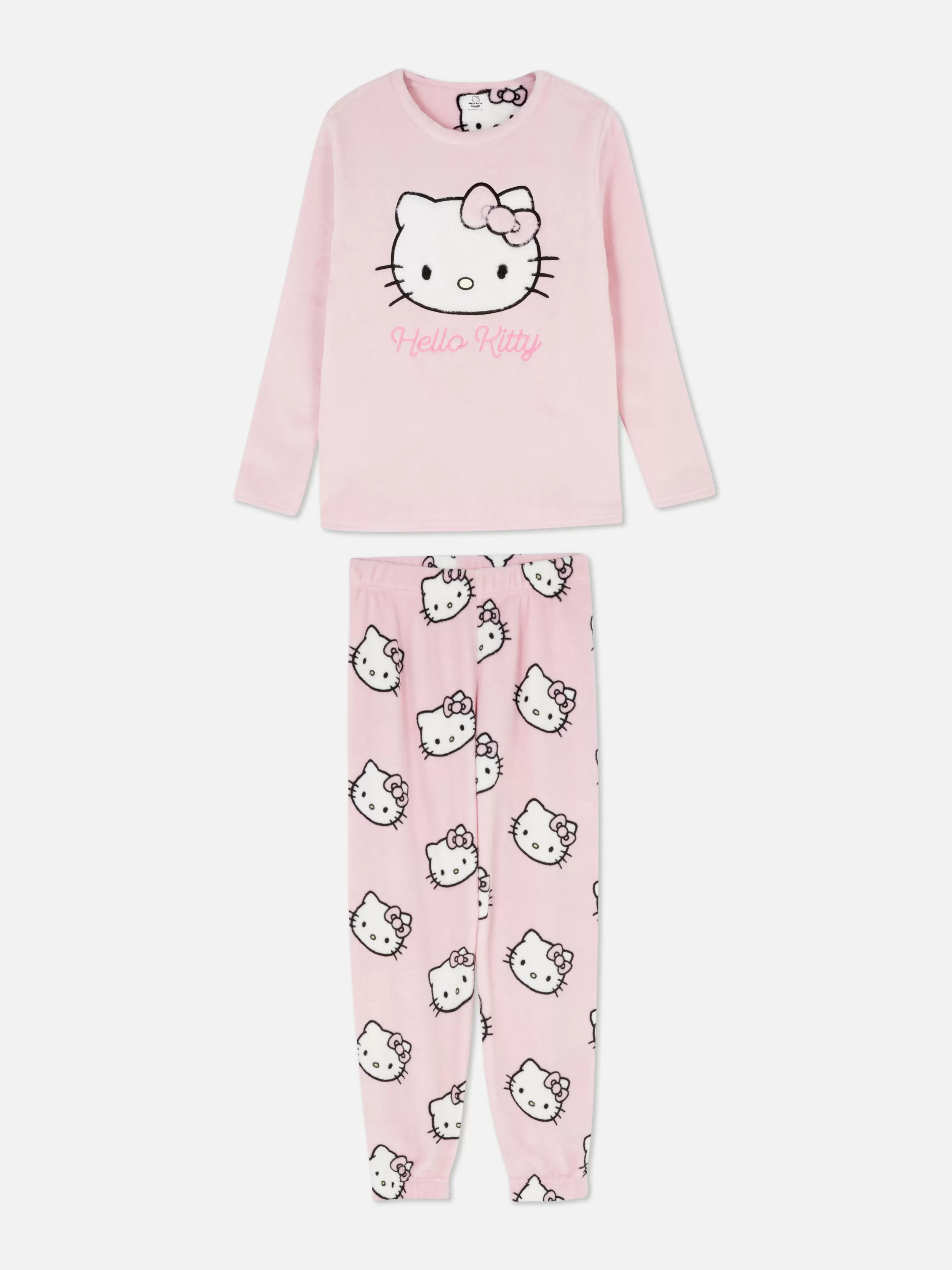 Cheap Hello Kitty Fleece Pajama Set Women Pajama Sets