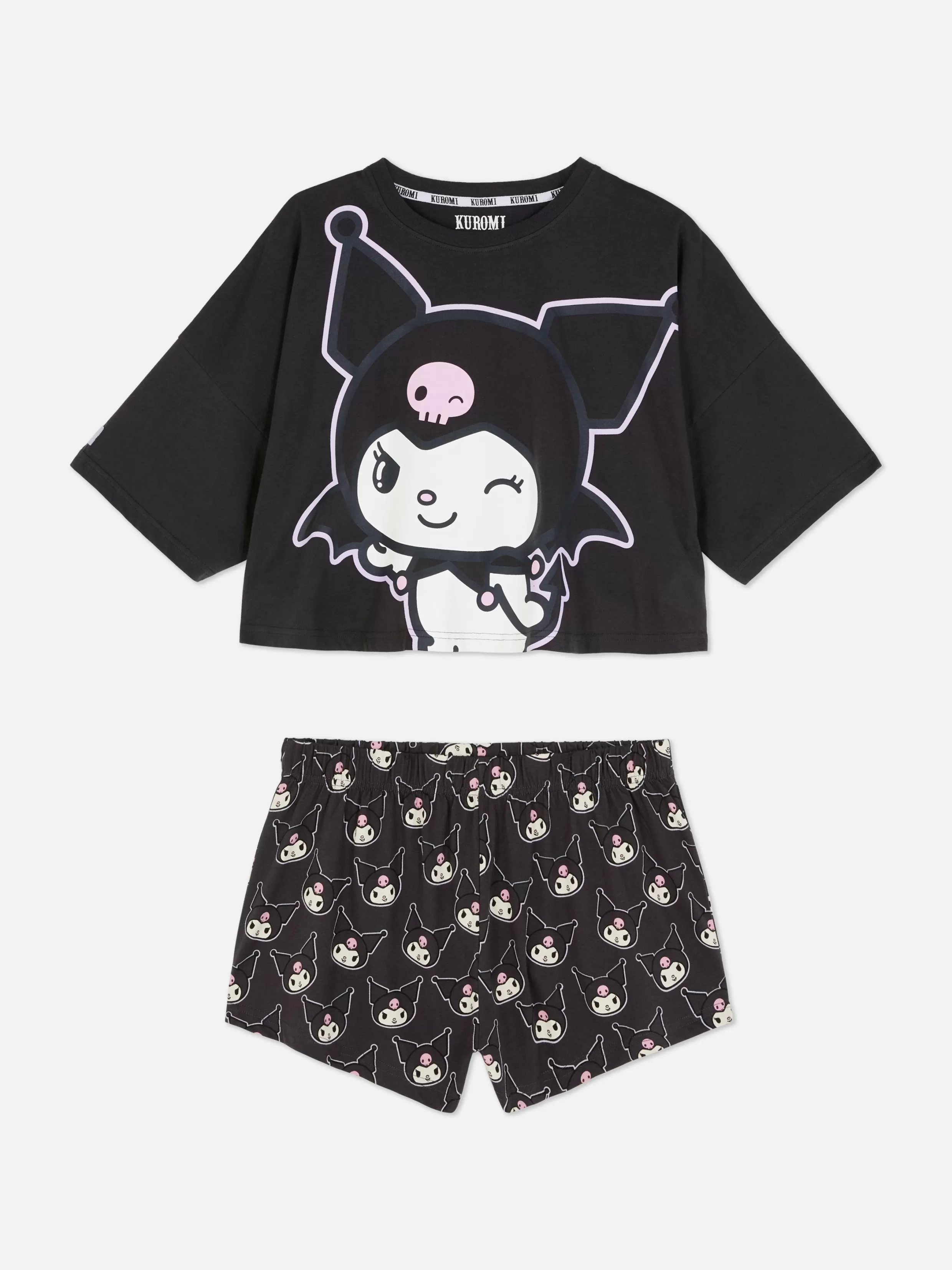 Online Hello Kitty Kuromi Shorts Pajama Set Women Pajama Sets