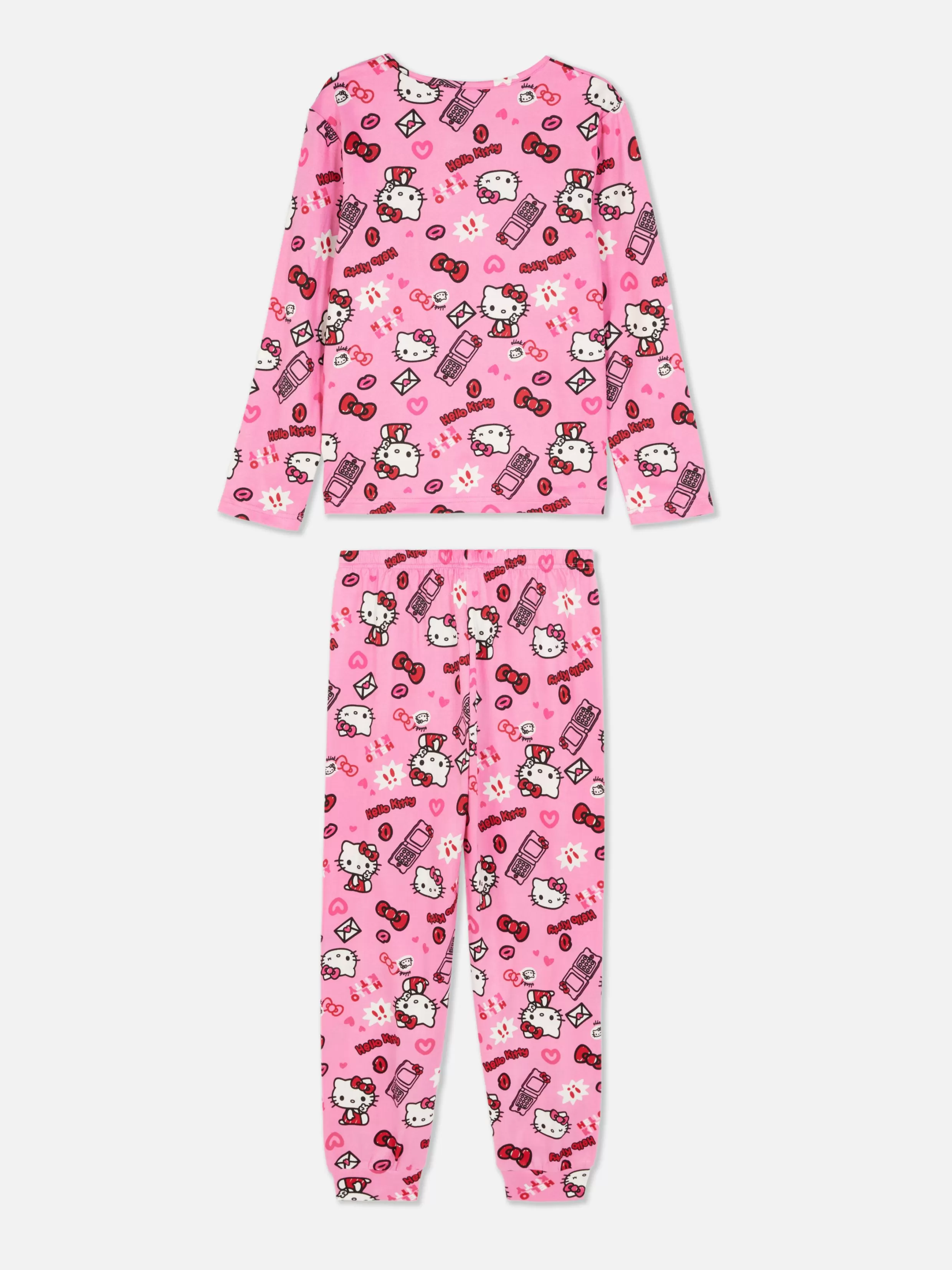 Flash Sale Hello Kitty Long Pajama Set Kids Pajamas And Sleepwear