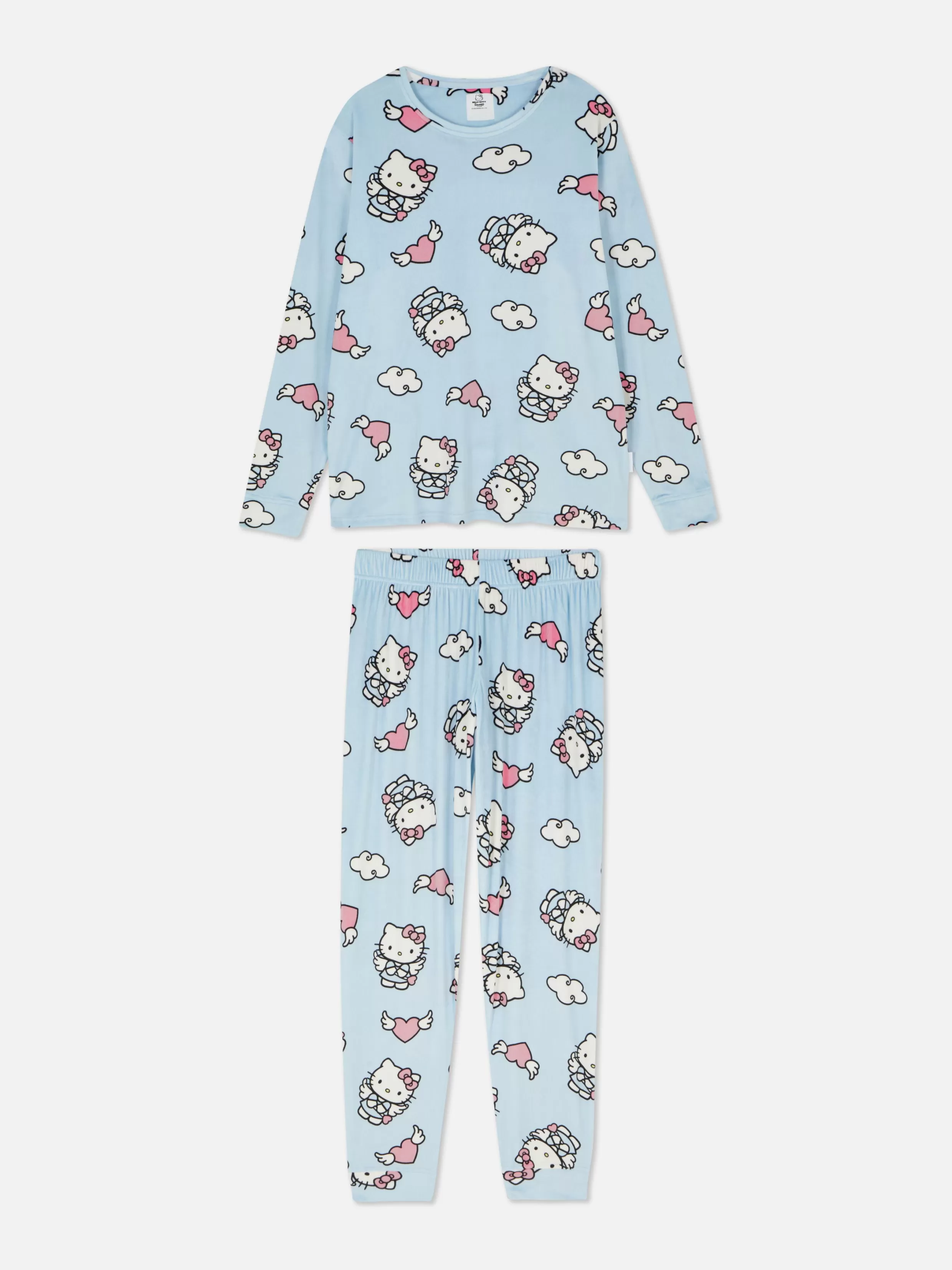 Online Hello Kitty Long Sleeve Pajama Set Women Pajama Sets