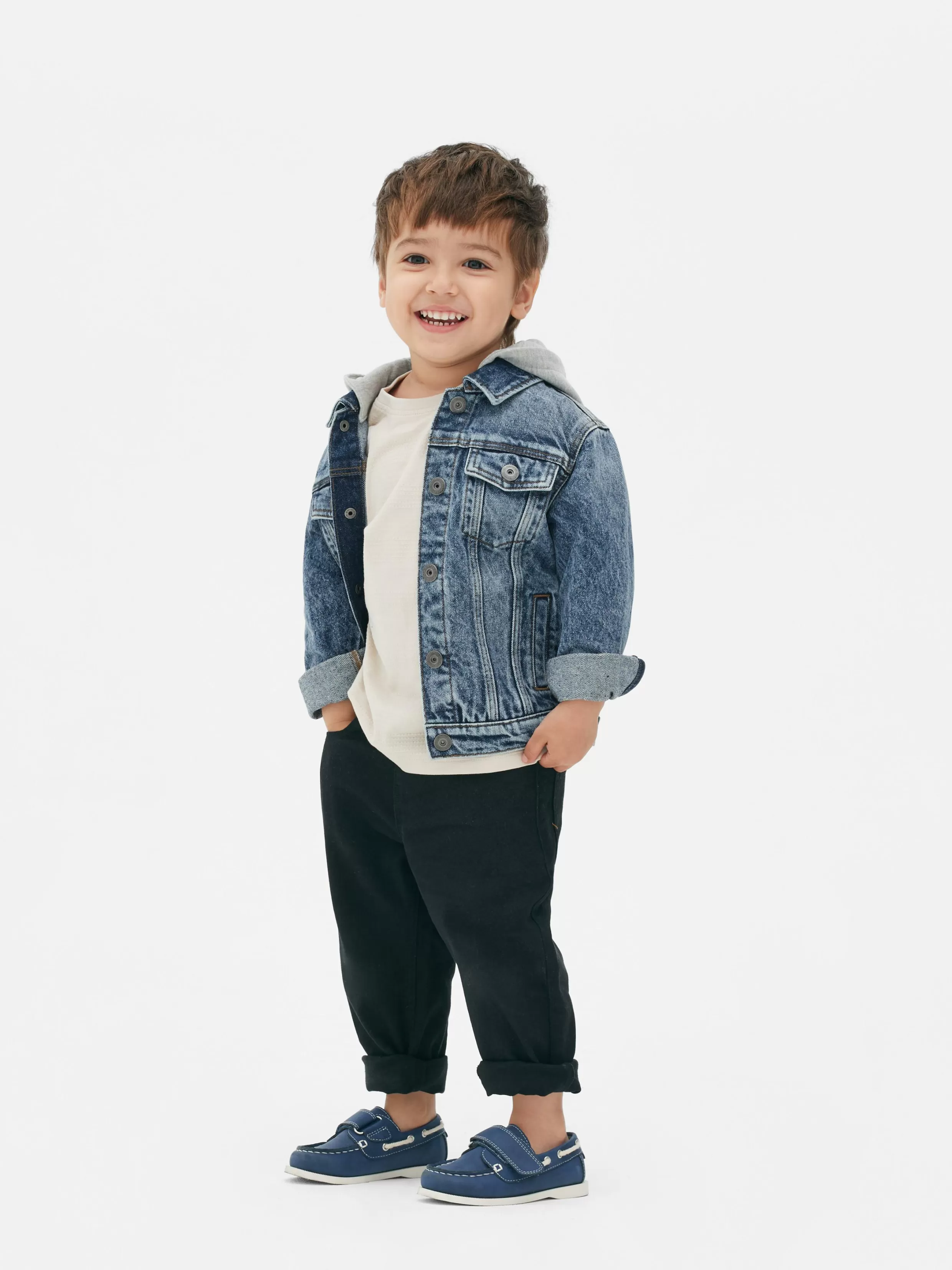 Store Hooded Denim Jacket Kids/BOY Coats And Jackets