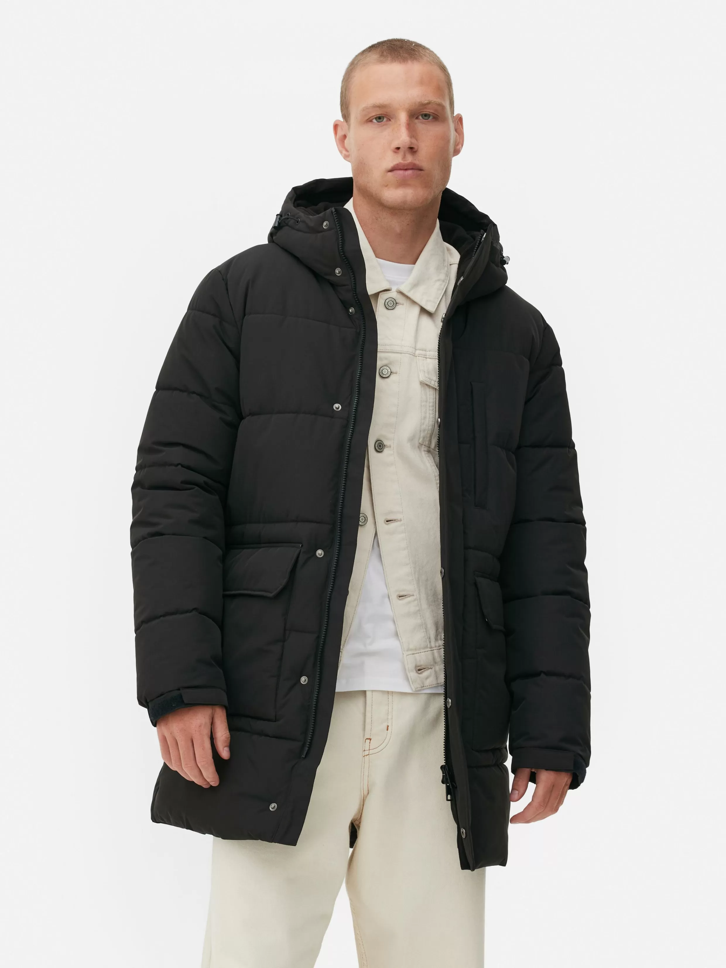 Cheap Hooded Puffer Parka Coats And Jackets