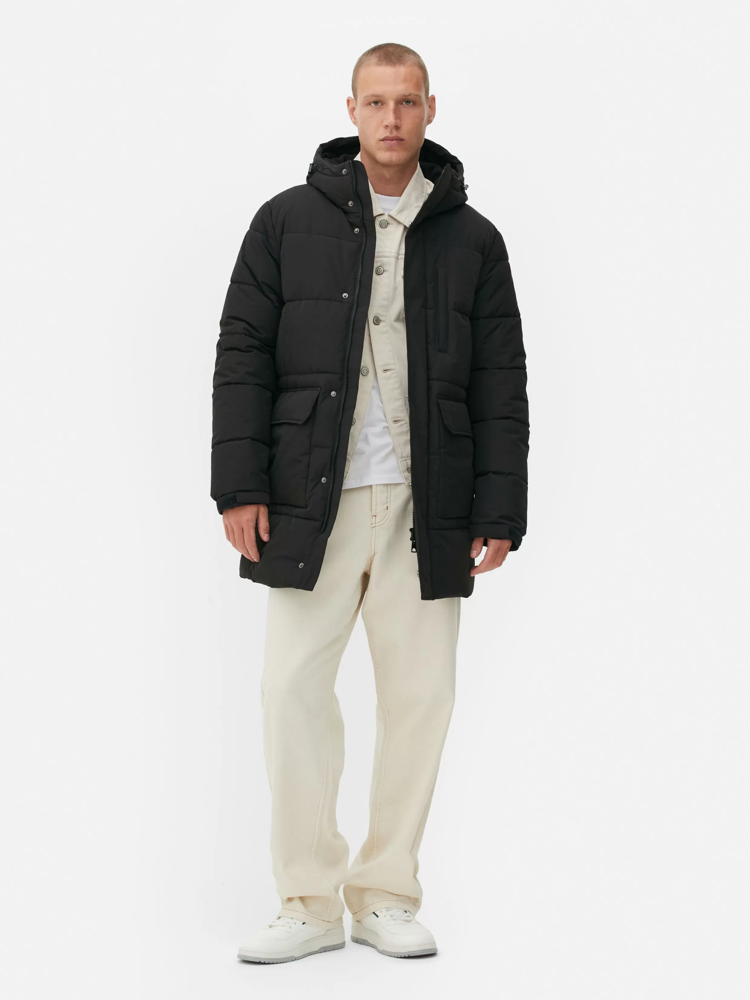 Cheap Hooded Puffer Parka Coats And Jackets