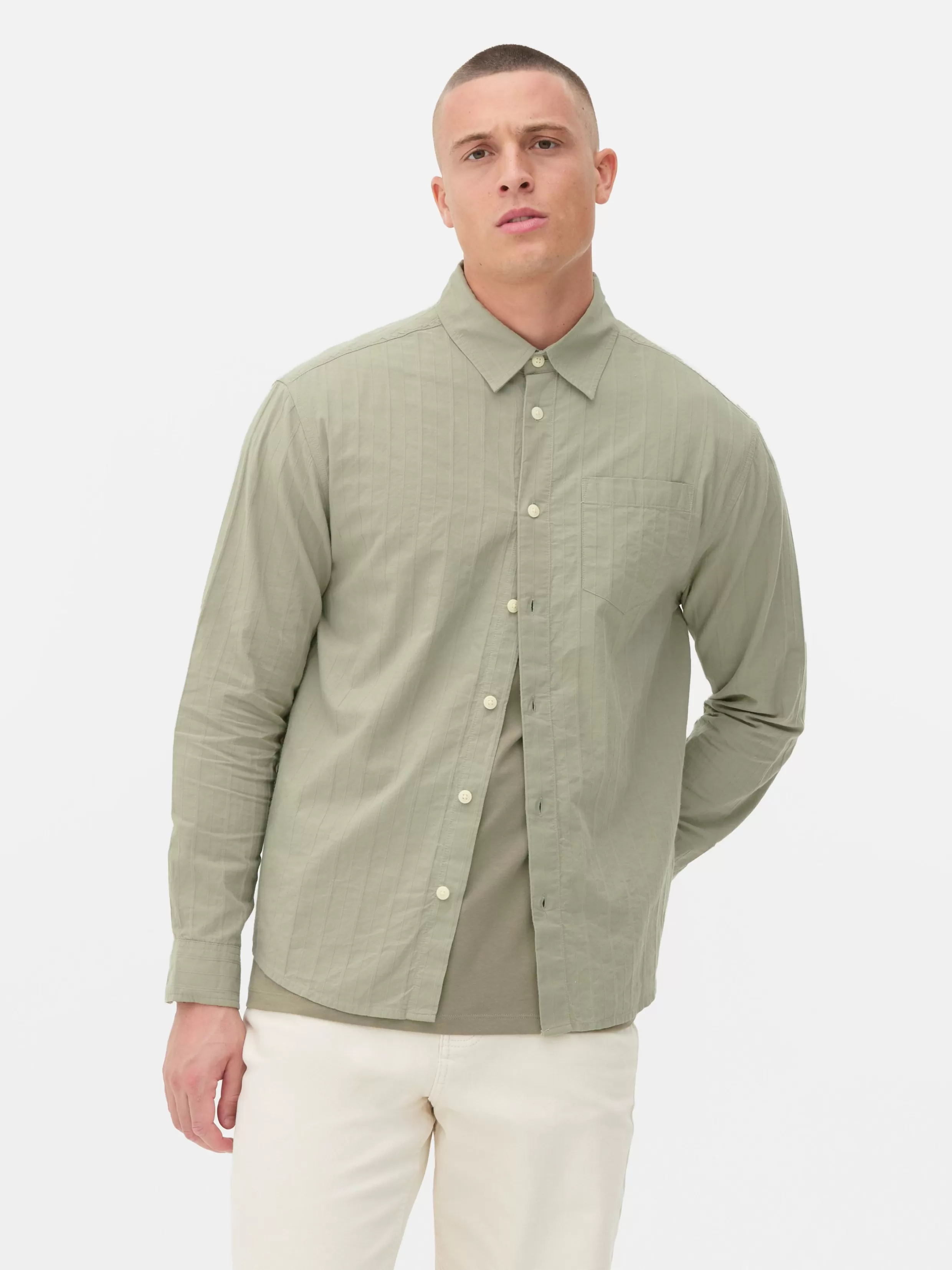 Flash Sale Jacquard Long Sleeve Shirt Shirts