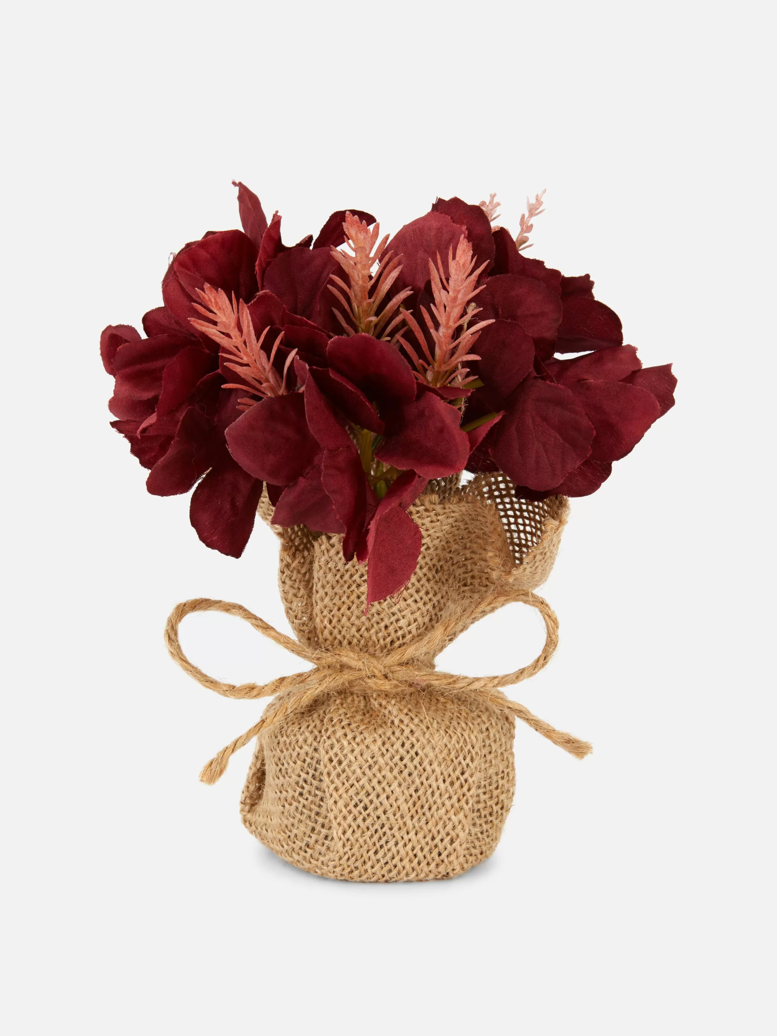 Clearance Jute Wrapped Faux Floral Arrangement Faux Plants And Flowers