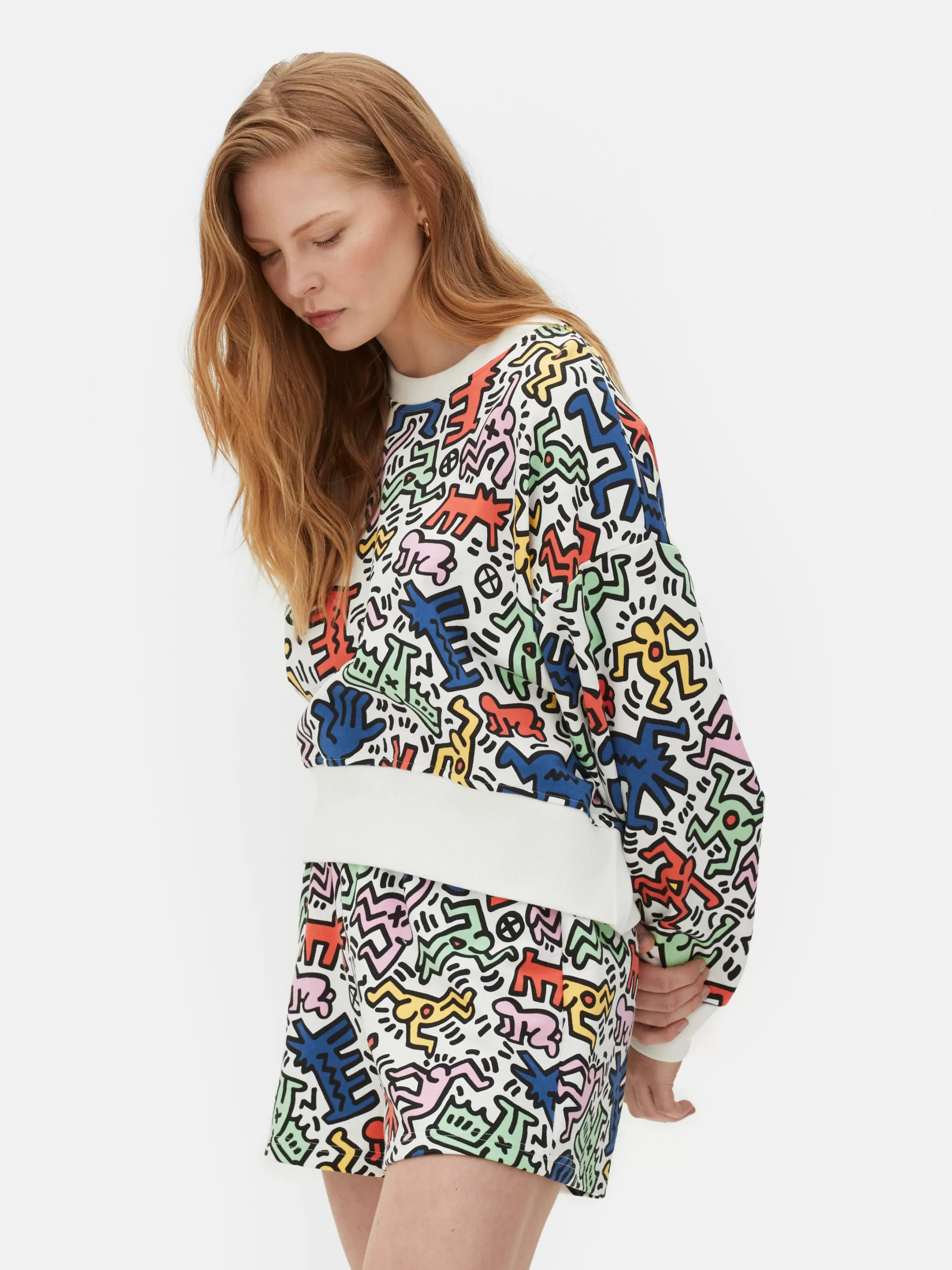 New Keith Haring Printed Sweatshirt Women Hoodies And Sweatshirts