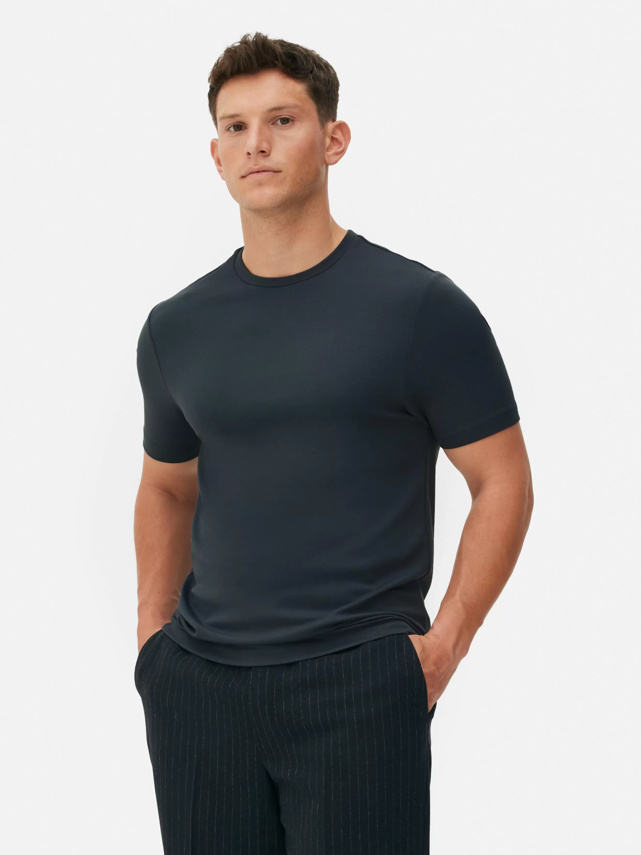 Flash Sale Kem Slim Fit T-Shirt Tops And T-Shirts