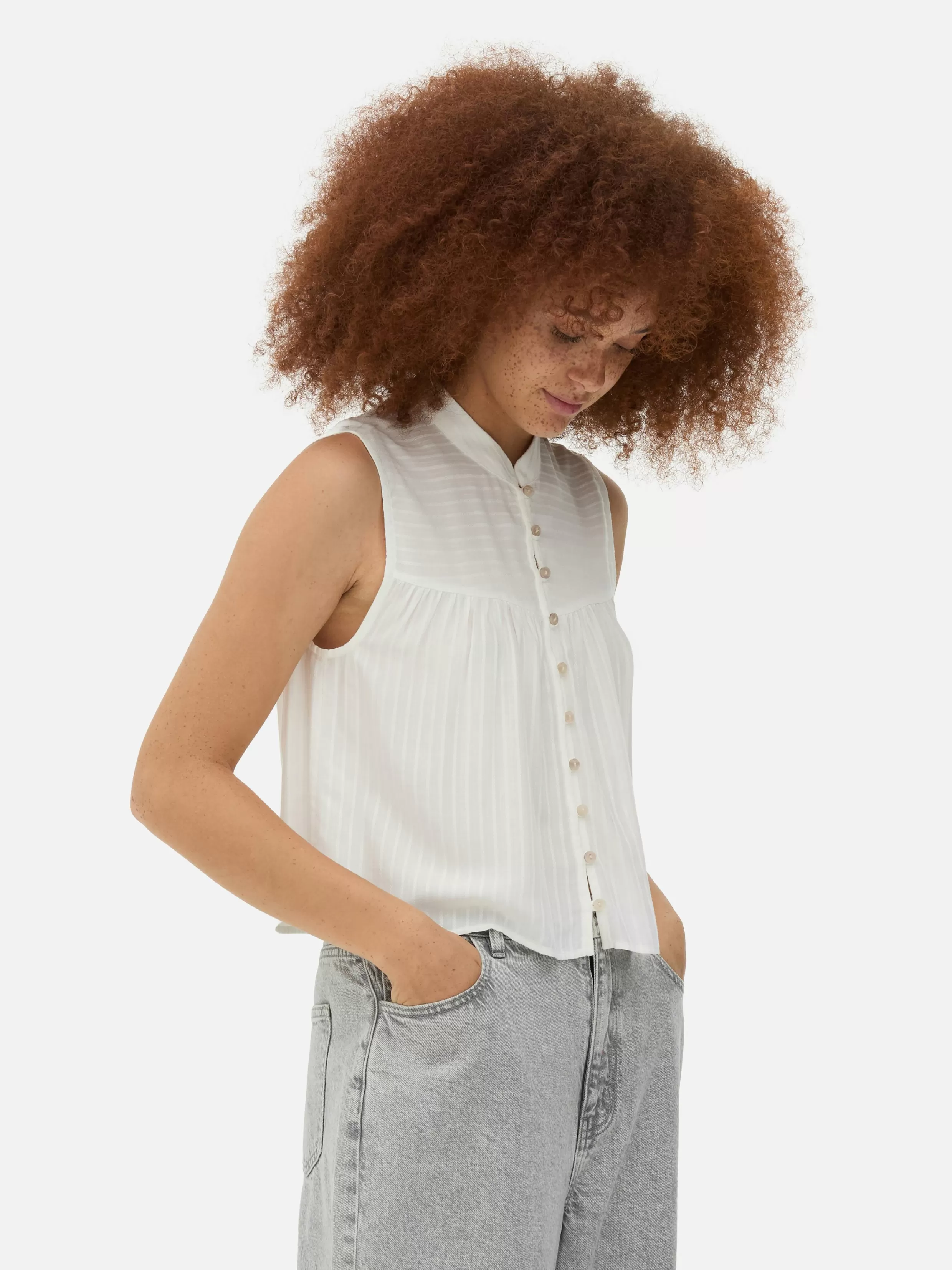 Online Ladder Detail Peasant Blouse Women Shirts And Blouses