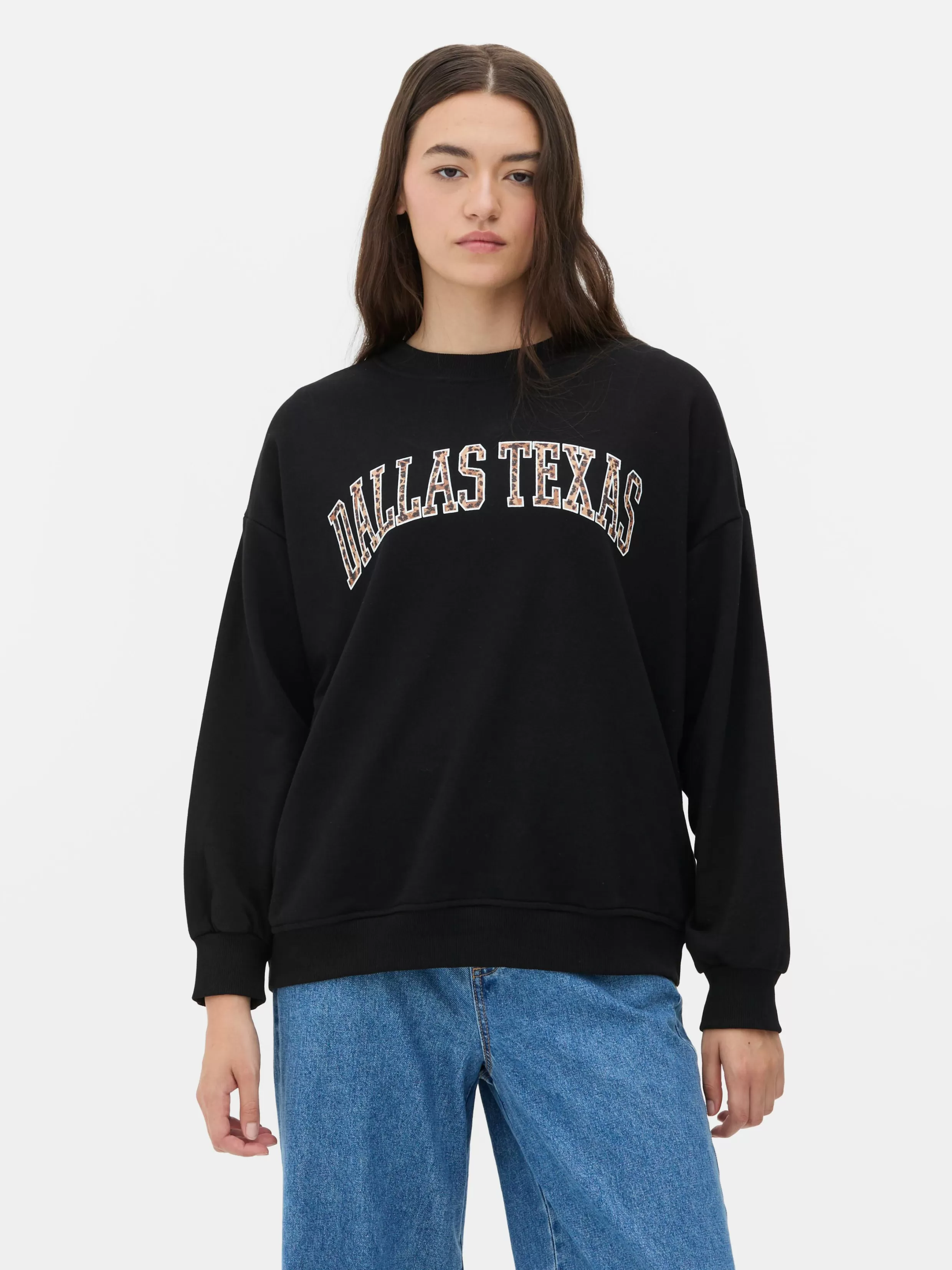 Hot Leopard Dallas Graphic Sweatshirt Women Hoodies And Sweatshirts