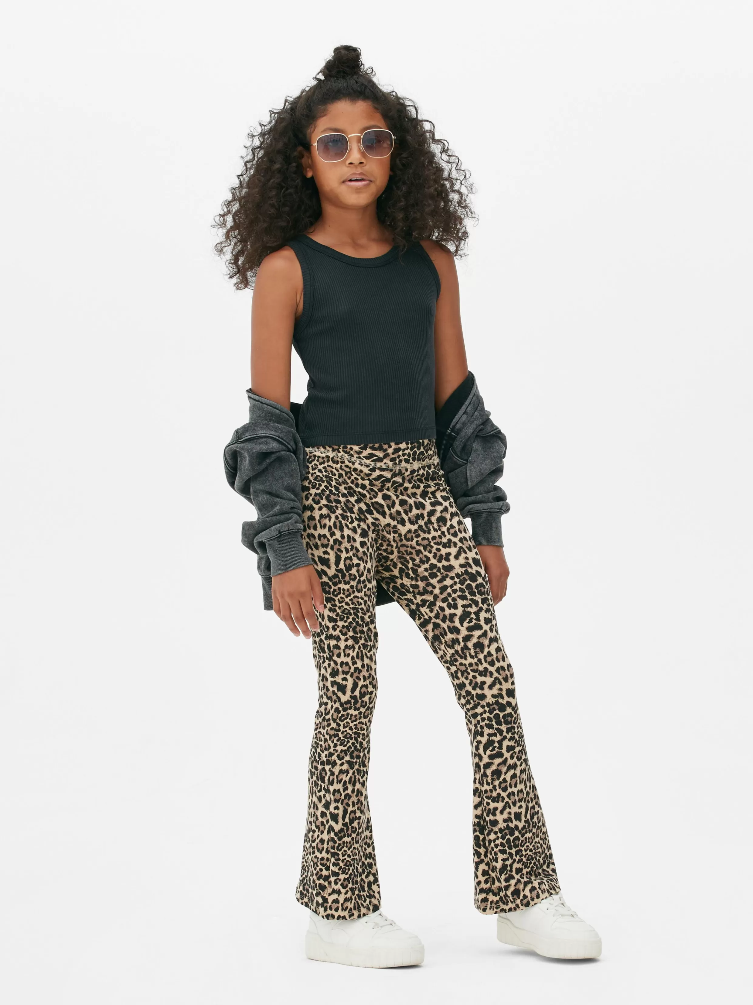 Best Leopard Flared Leggings Kids Pants And Leggings