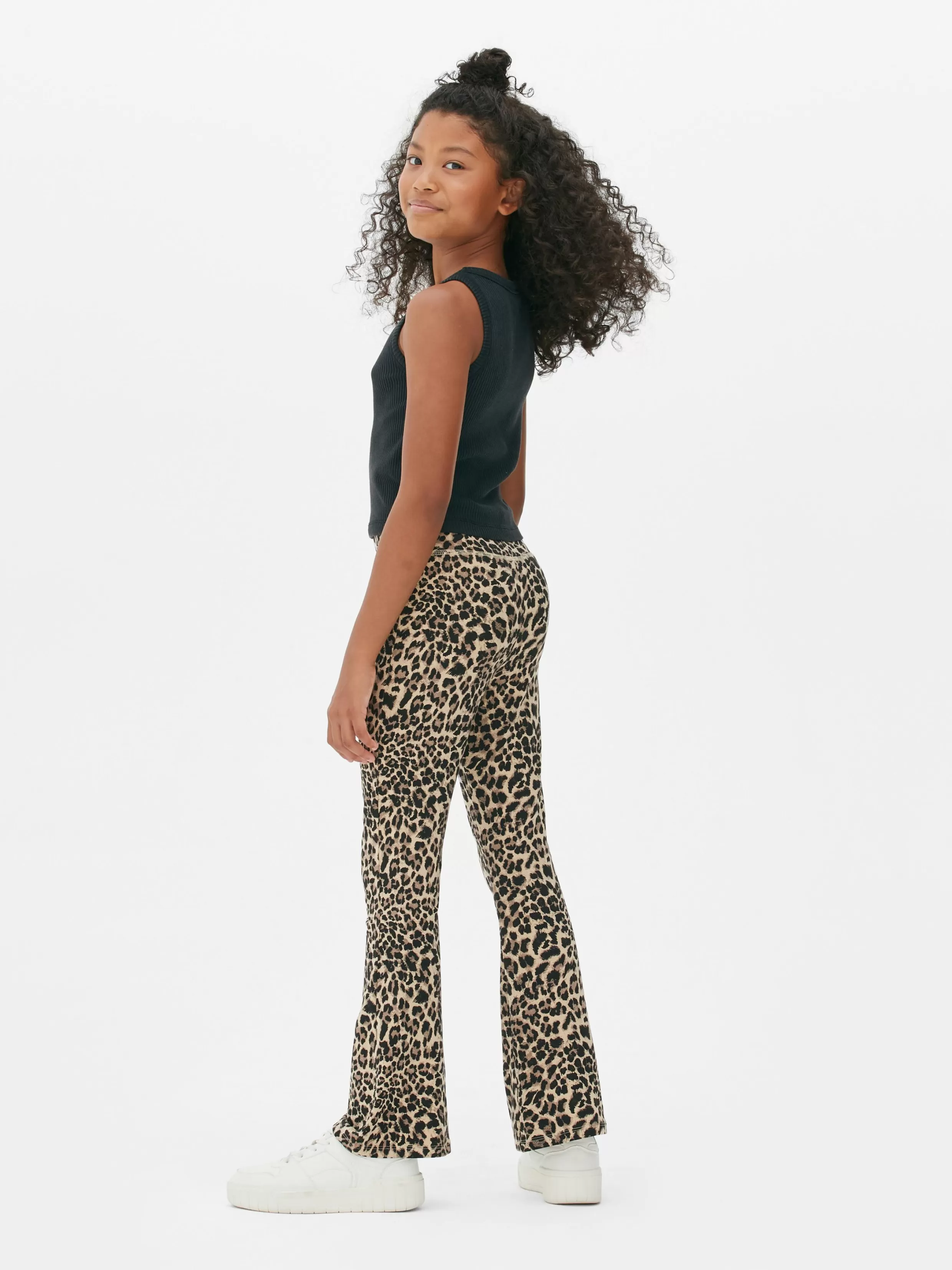 Best Leopard Flared Leggings Kids Pants And Leggings