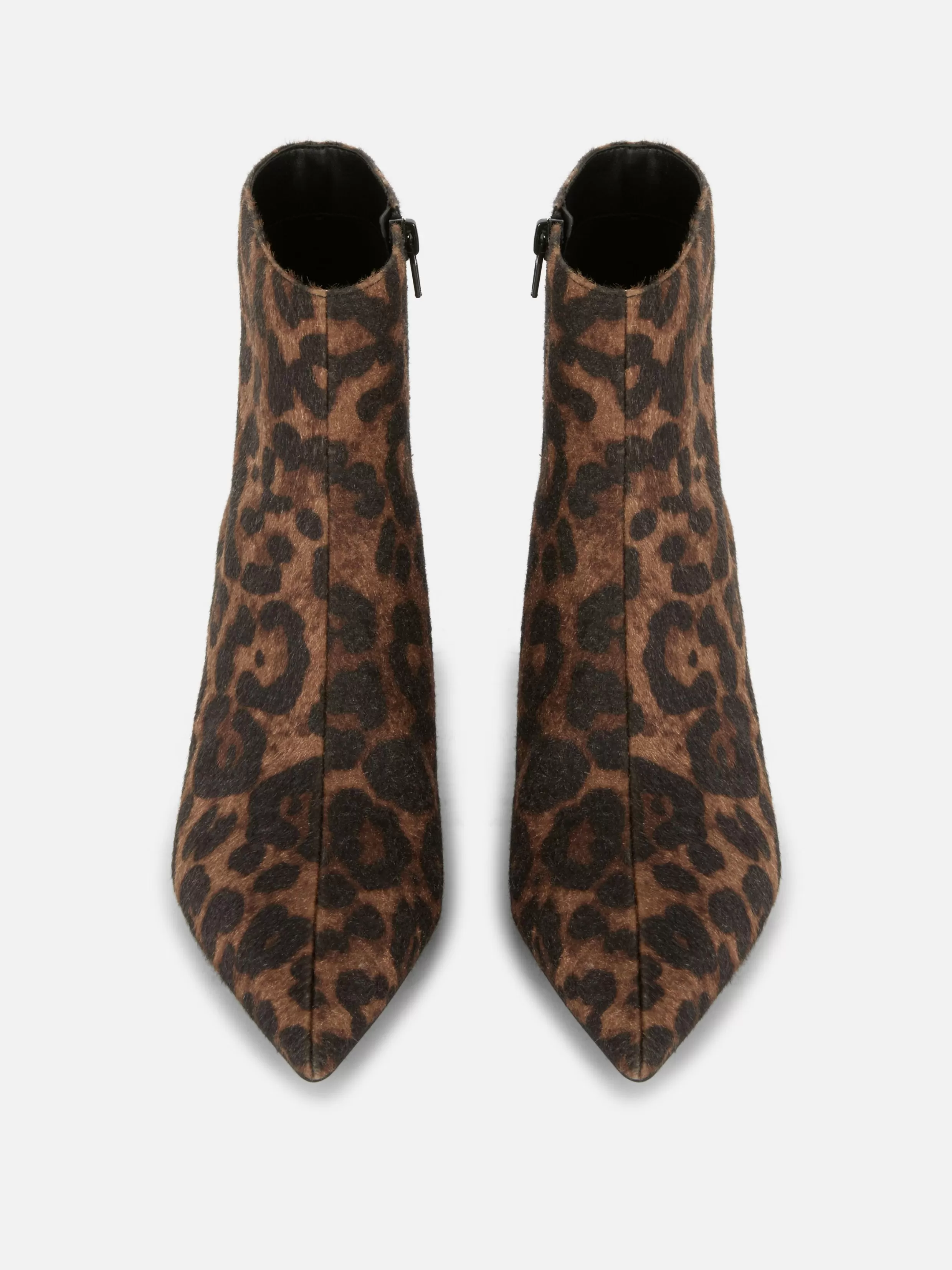 Outlet Leopard Print Kitten Heel Boots Women Gothic Clothing | Boots