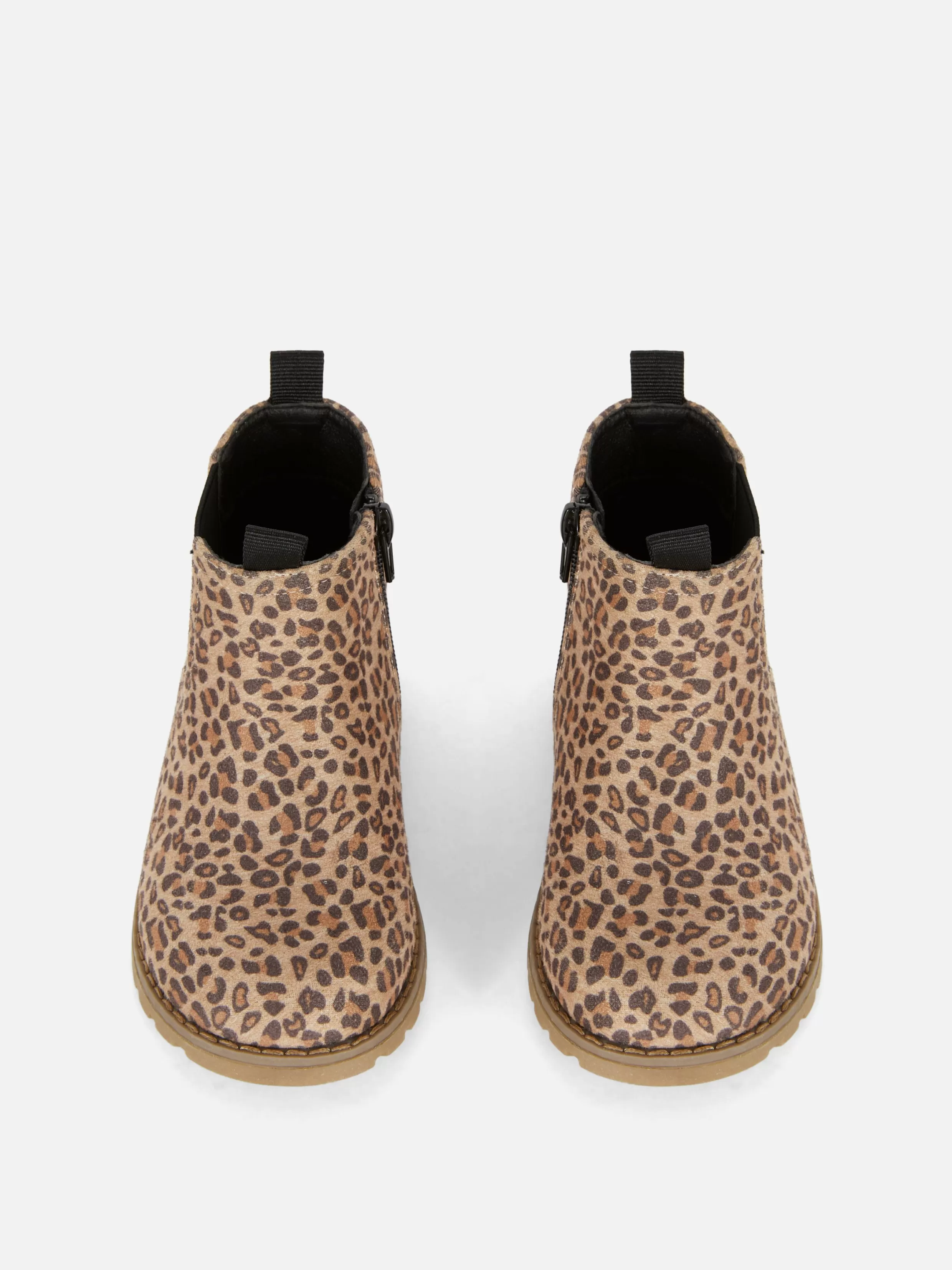 Hot Leopard Zip Ankle Boots Kids Boots And Rain Boots