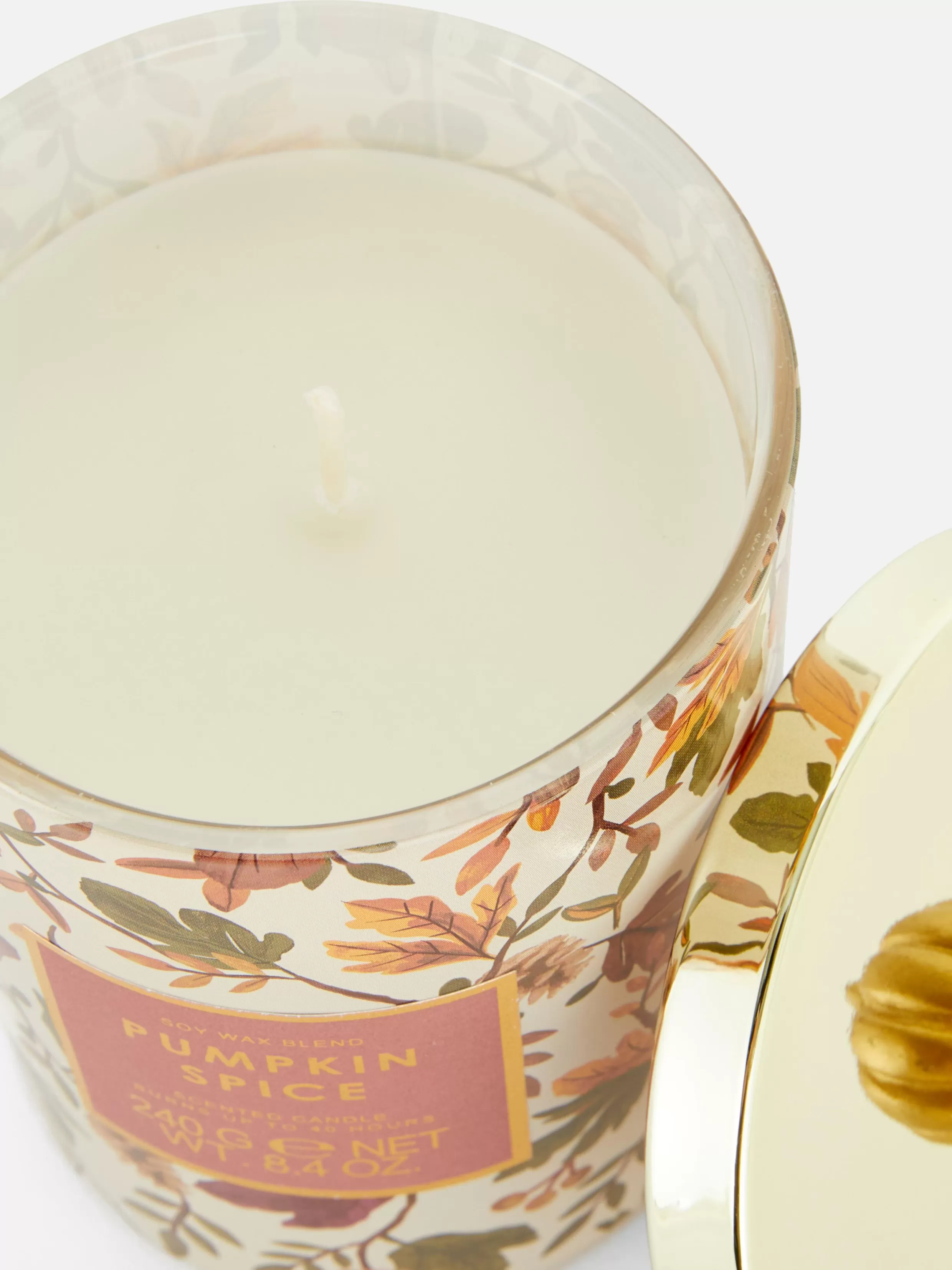 Fashion Lid Detail Scented Candle Home Fragrance