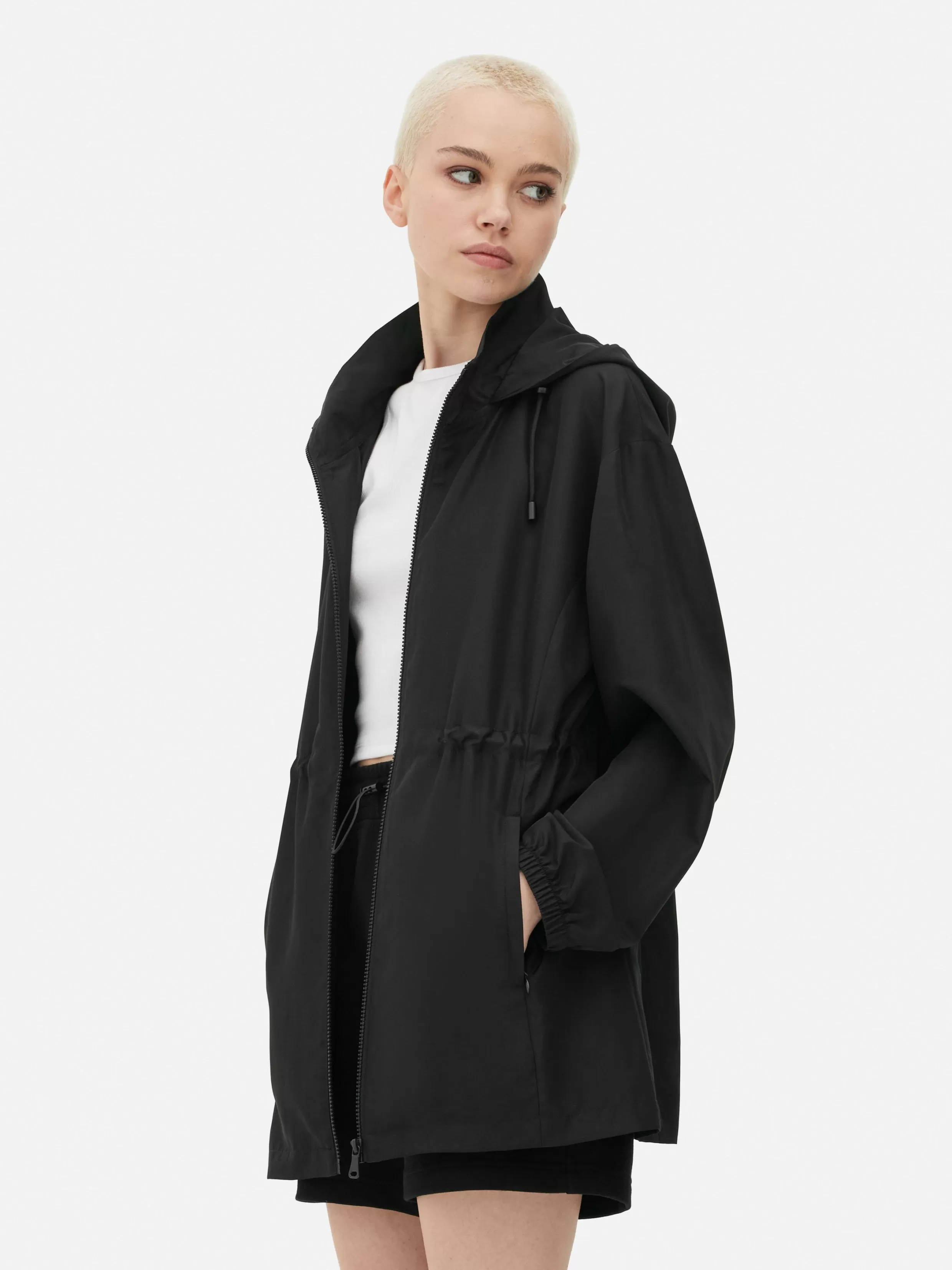 Shop Lightweight Hooded Parka Women Coats And Jackets