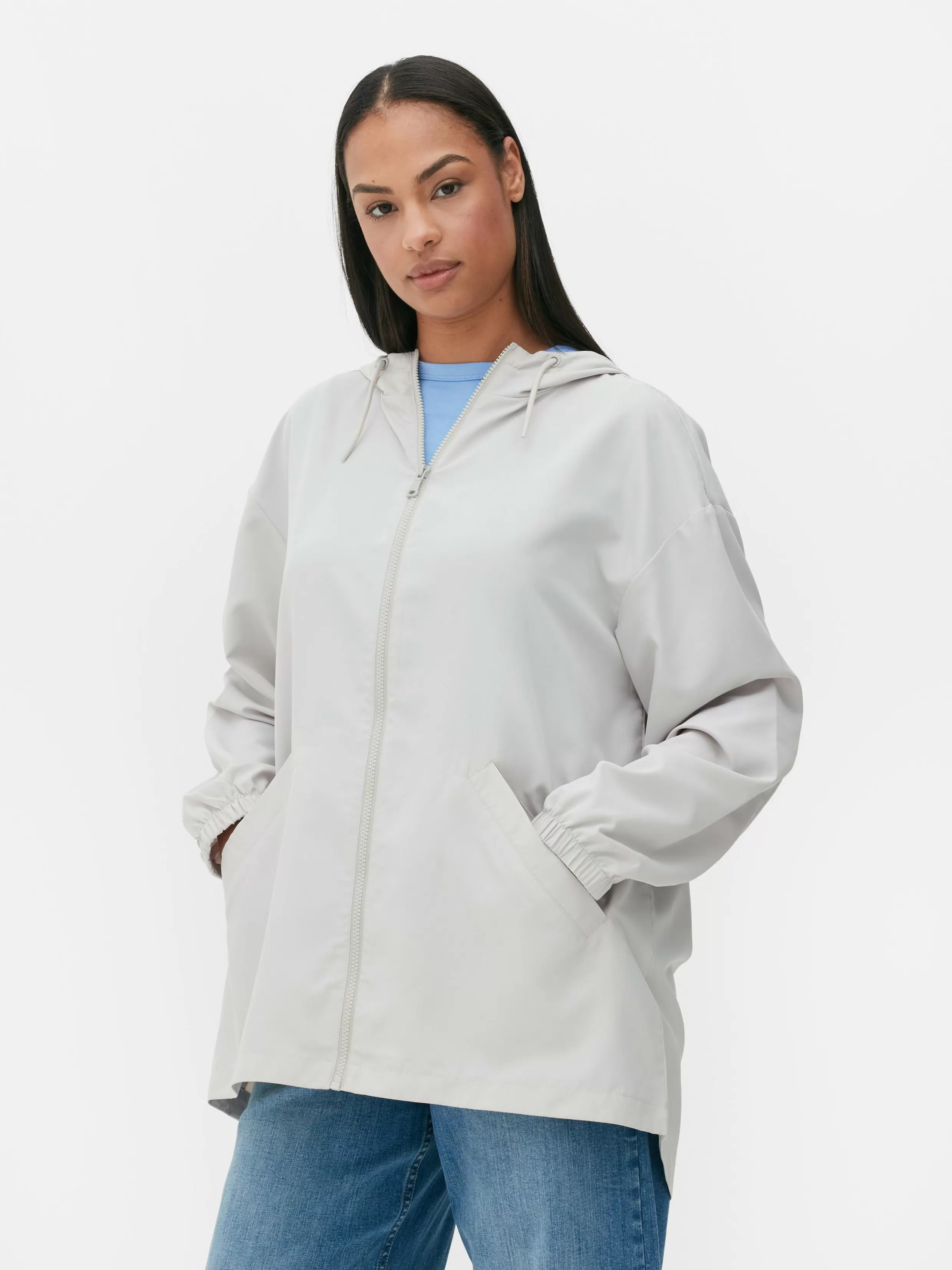 Sale Lightweight Hooded Raincoat Women Coats And Jackets