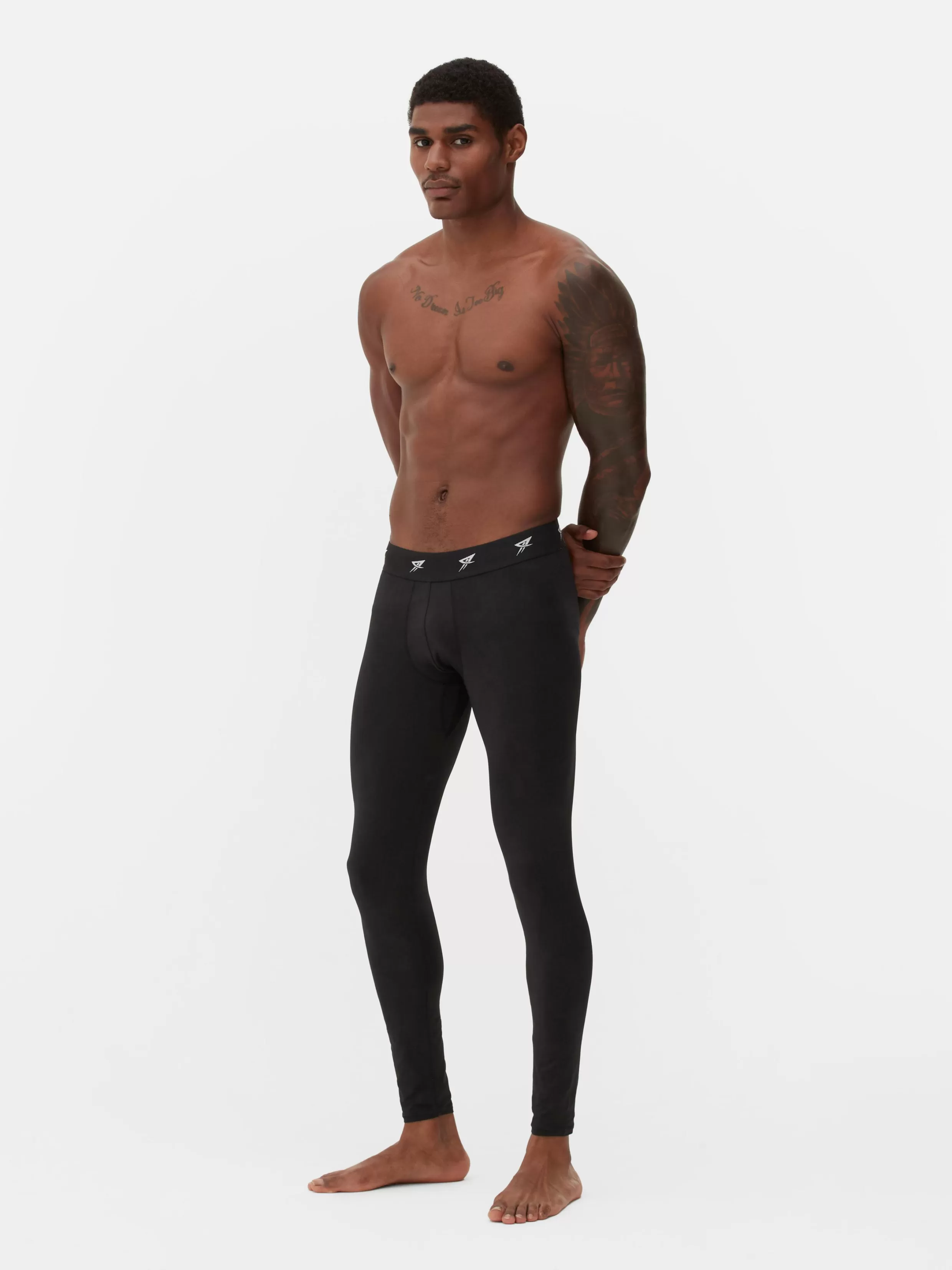 Outlet Logo Waistband Sports Leggings Underwear | Sportswear