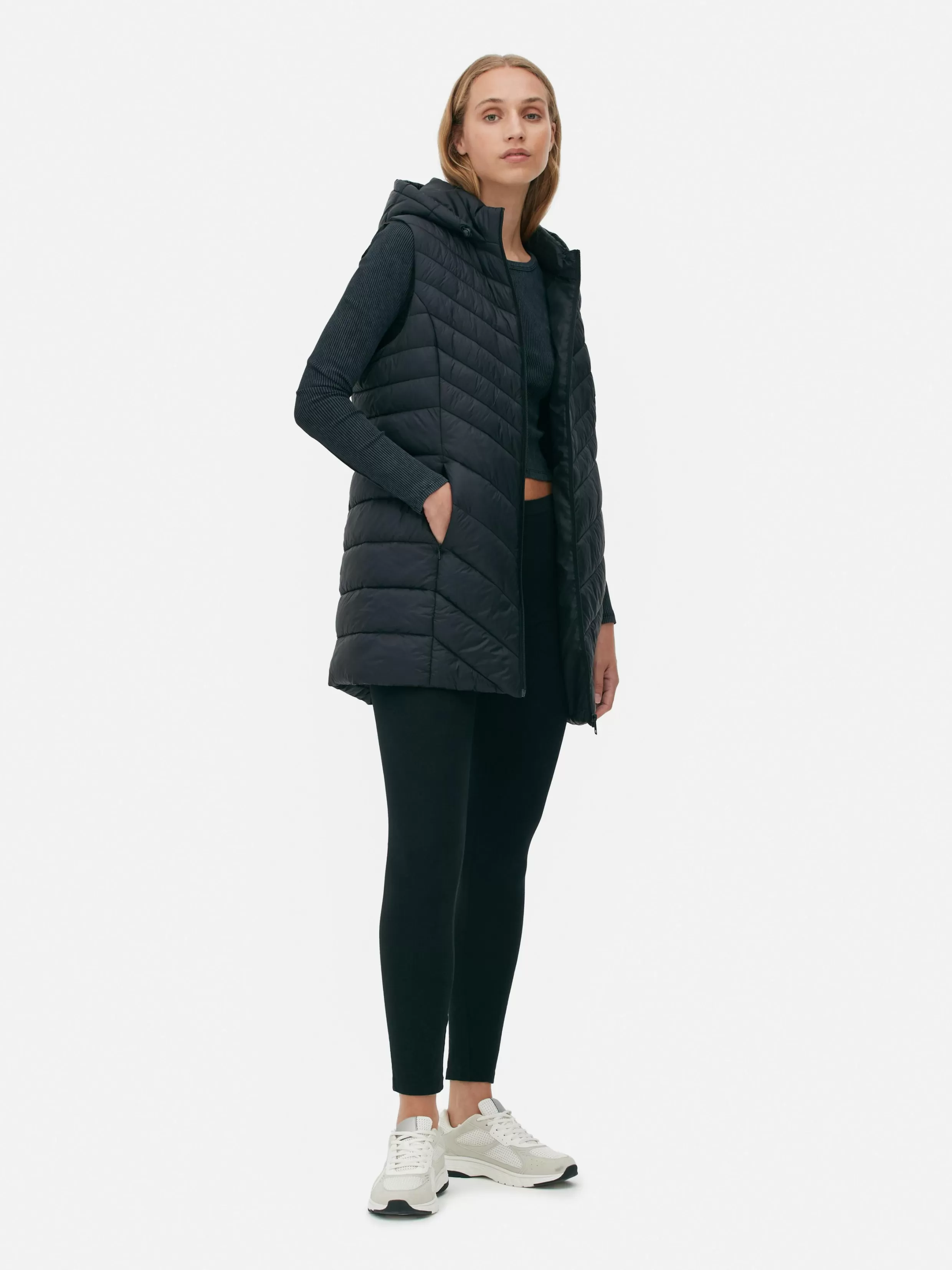 Cheap Long Quilted Vest Women Coats And Jackets