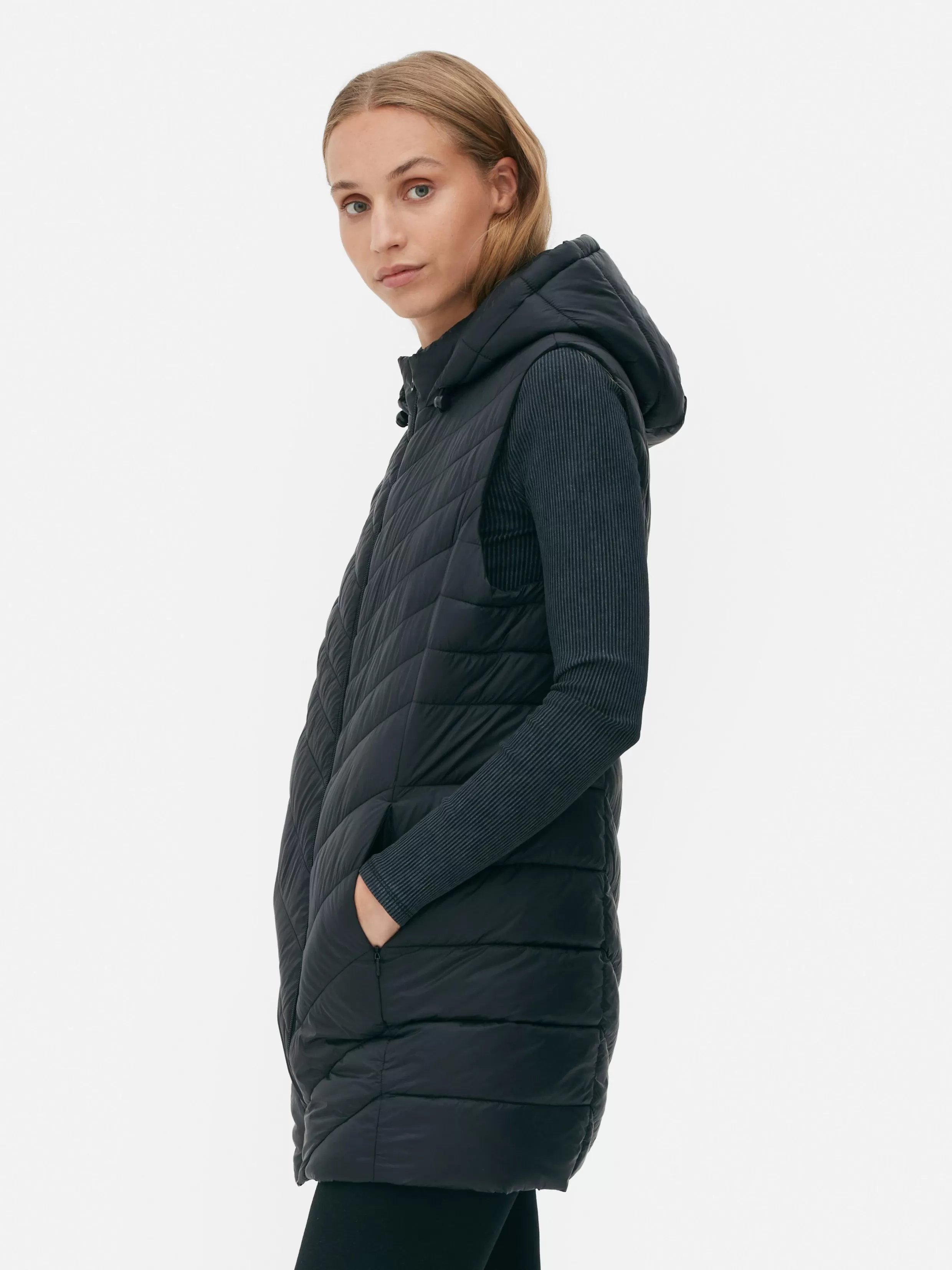 Cheap Long Quilted Vest Women Coats And Jackets