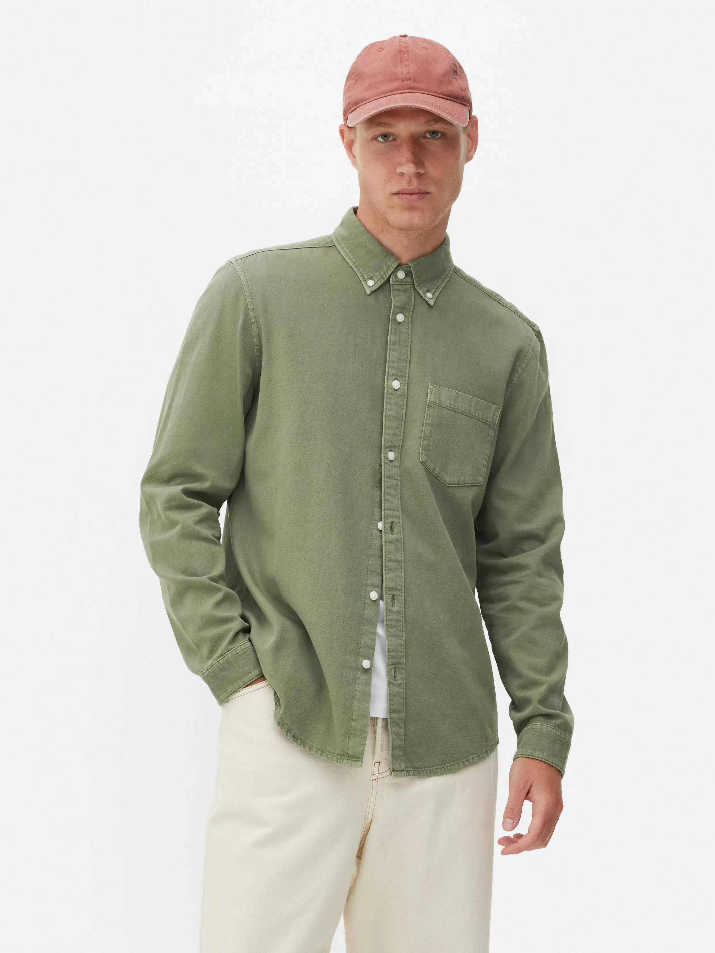 Best Sale Long Sleeve Cotton Twill Shirt Shirts