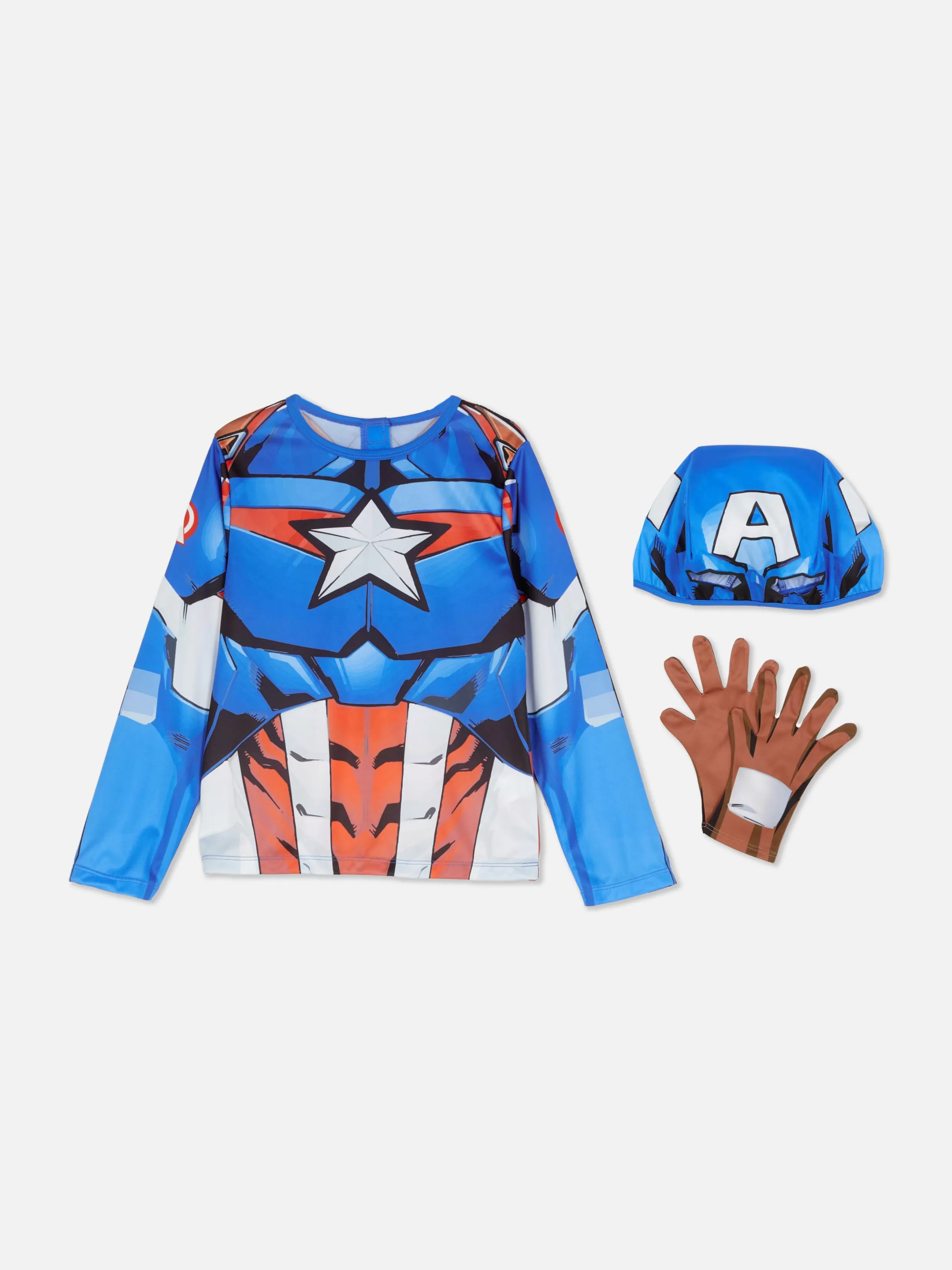 Clearance Marvel Captain America Dress Up Set Kids Dress-Up