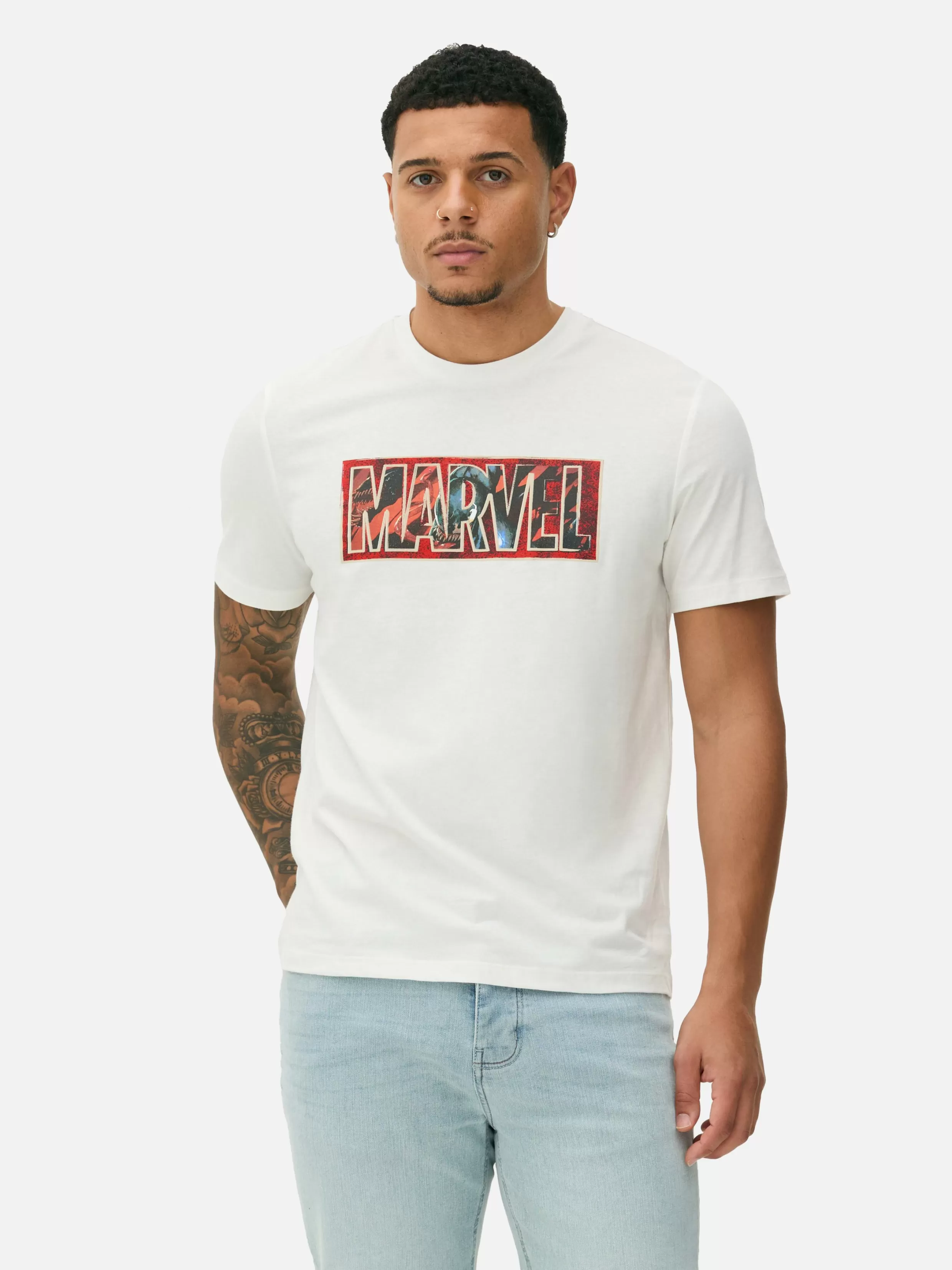 Fashion MARVEL Logo Graphic T-Shirt Graphic Tees And Sweatshirts | Tops And T-Shirts