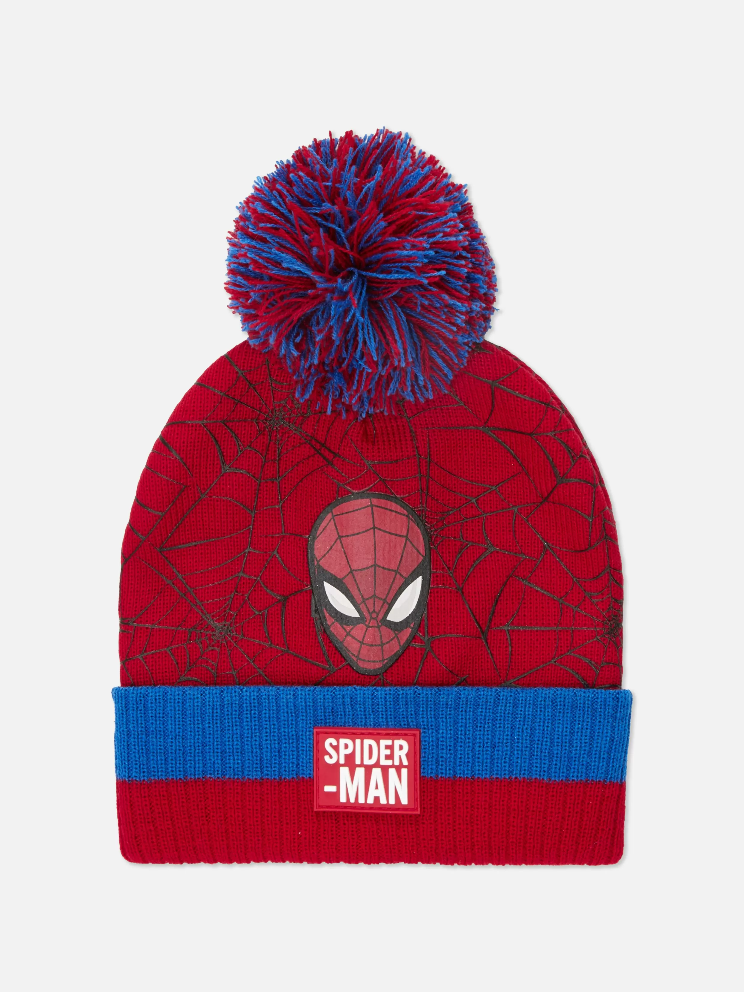 New MARVEL Spider-Man Pompom Beanie Hat Kids/BOY Hats, Gloves And Scarves