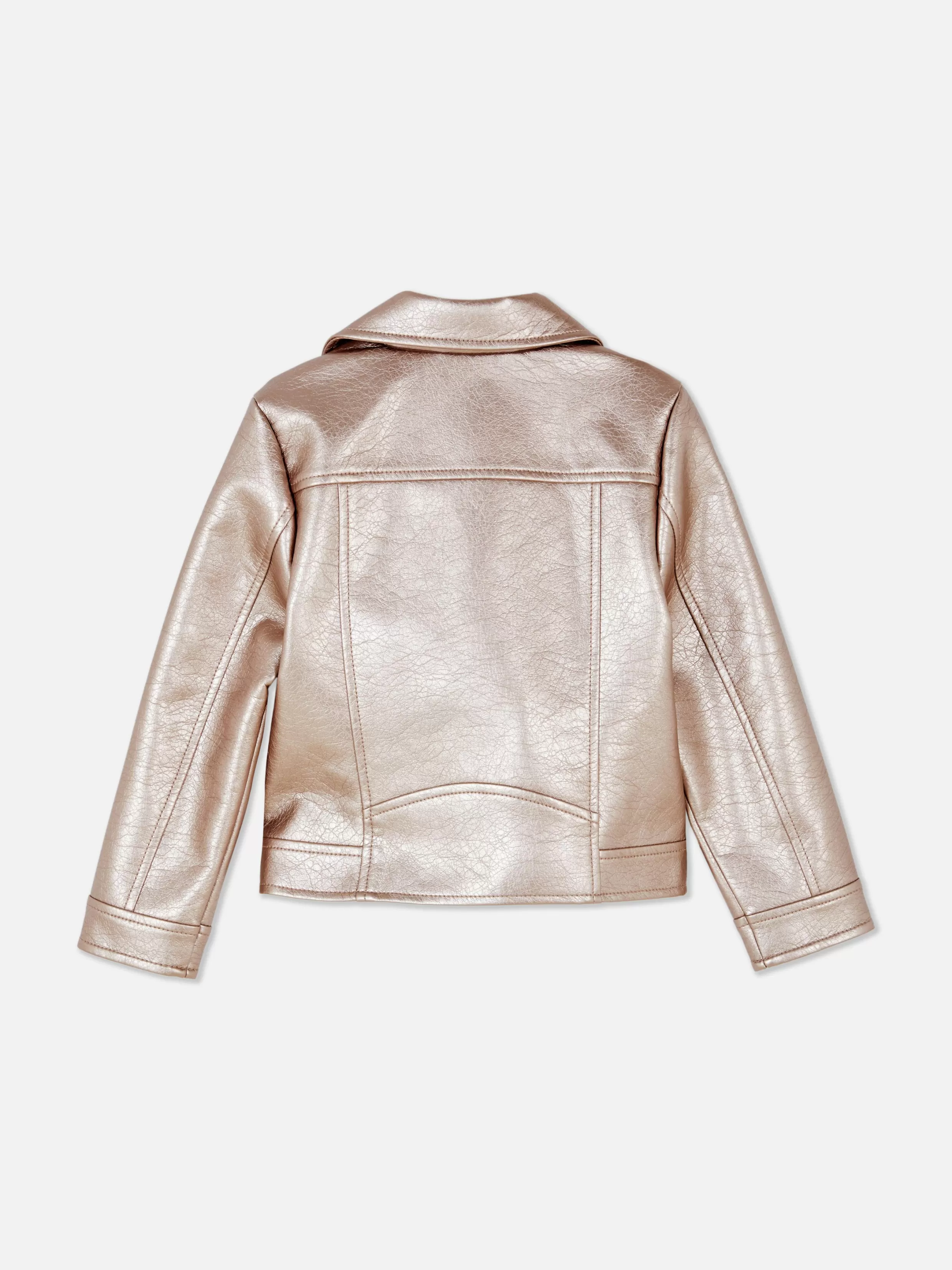 Store Metallic Biker Jacket Kids Coats And Jackets