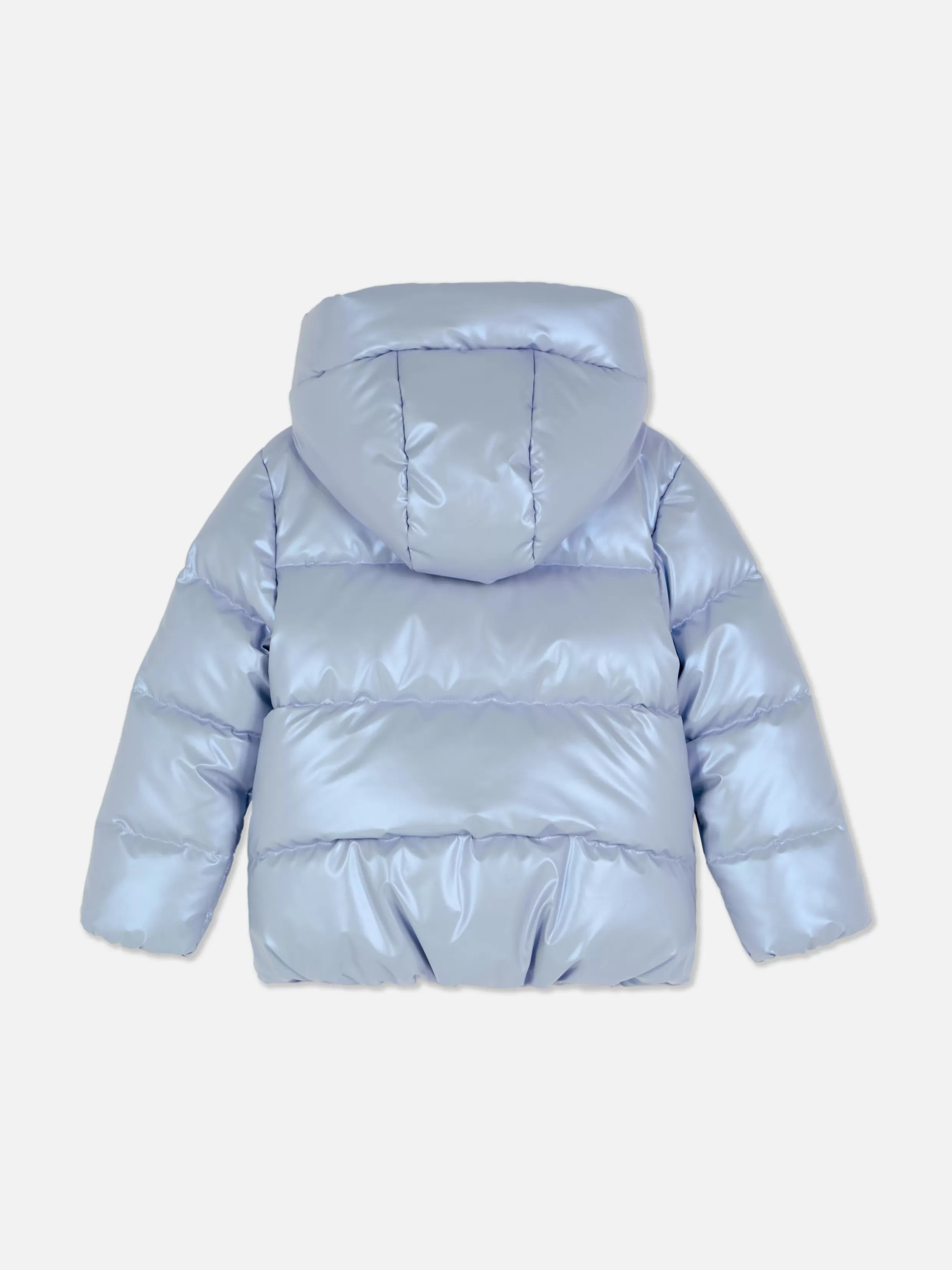 Outlet Metallic Puffer Jacket Kids Coats And Jackets