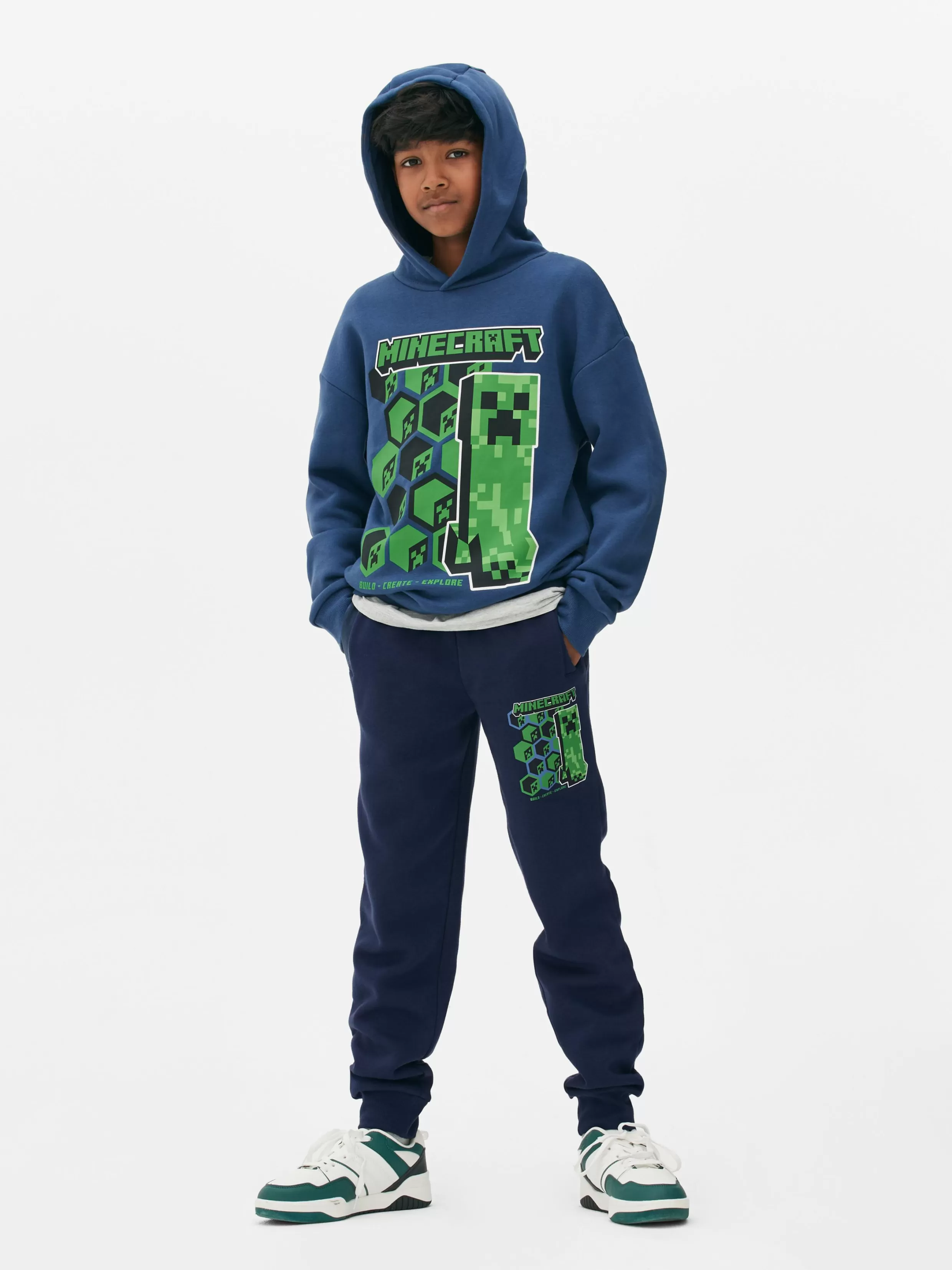 Flash Sale Minecraft Creeper Hoodie Kids/BOY Hoodies And Sweatshirts