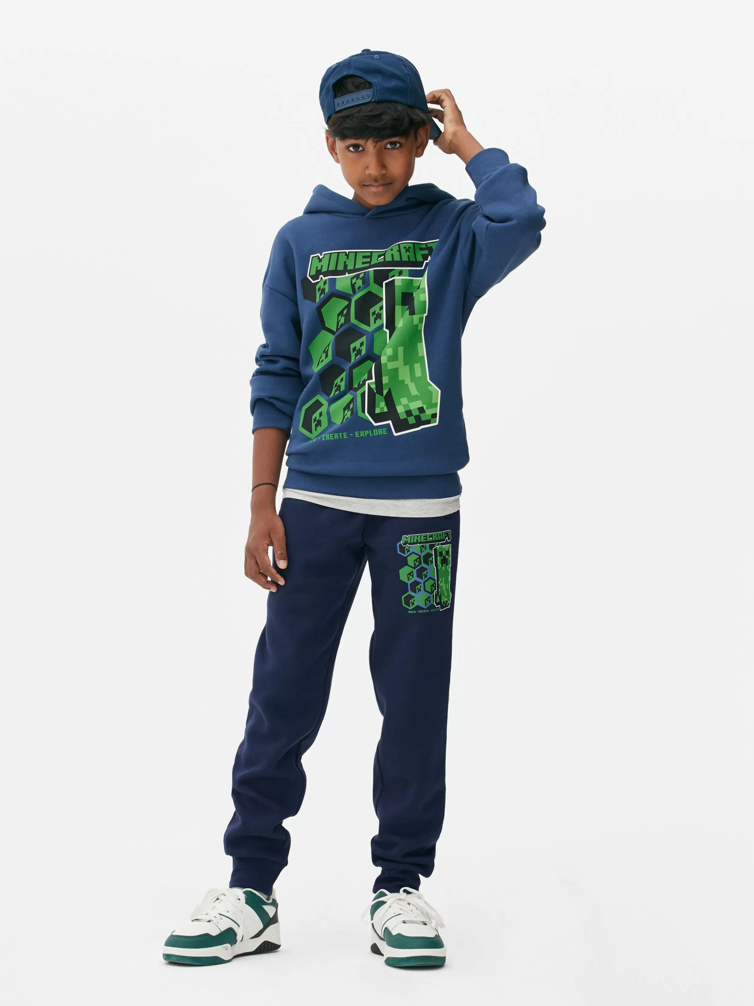 Online Minecraft Drawstring Joggers Kids/BOY Joggers