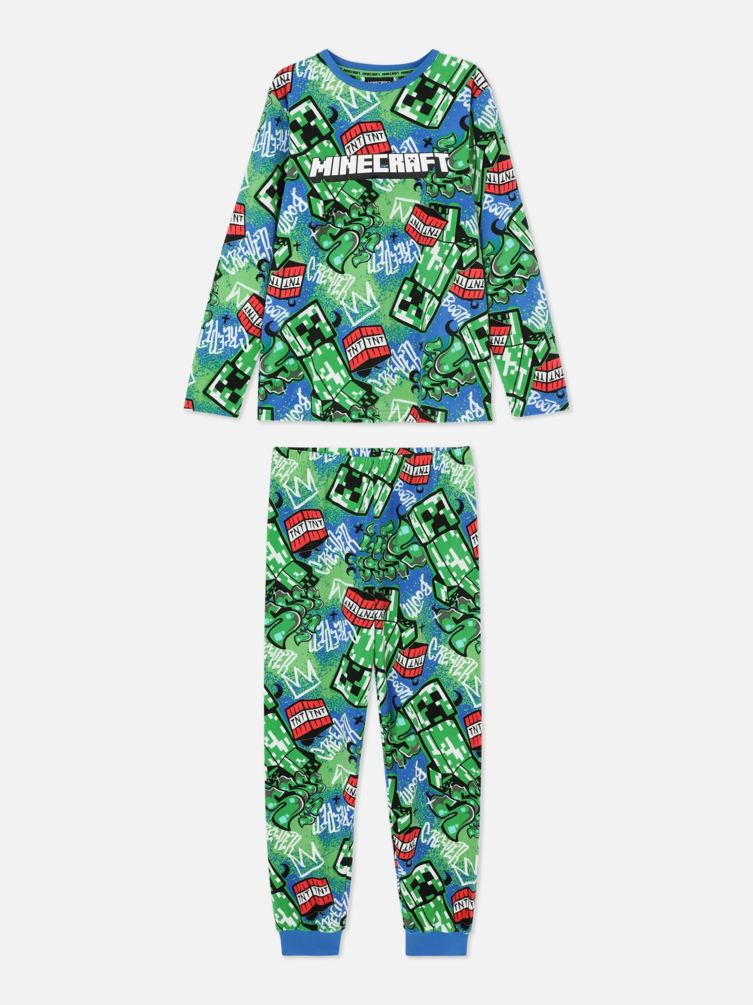 Best Minecraft Long Sleeve Pajamas Kids/BOY Pajamas And Sleepwear