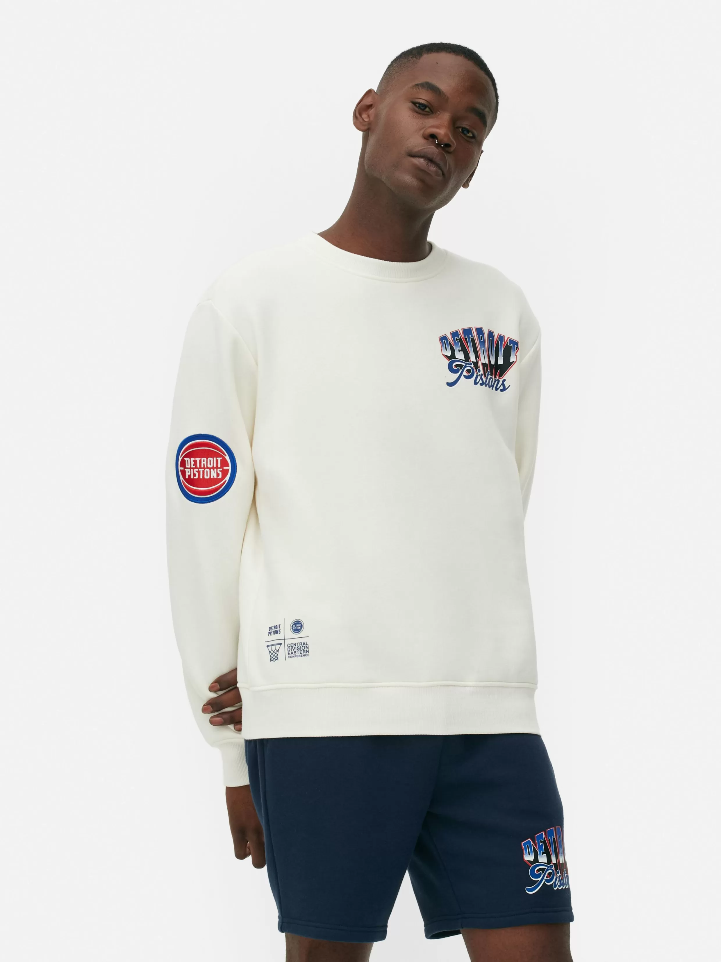 Best Sale NBA Detroit Pistons Graphic Sweatshirt Graphic Tees And Sweatshirts | Hoodies And Sweatshirts