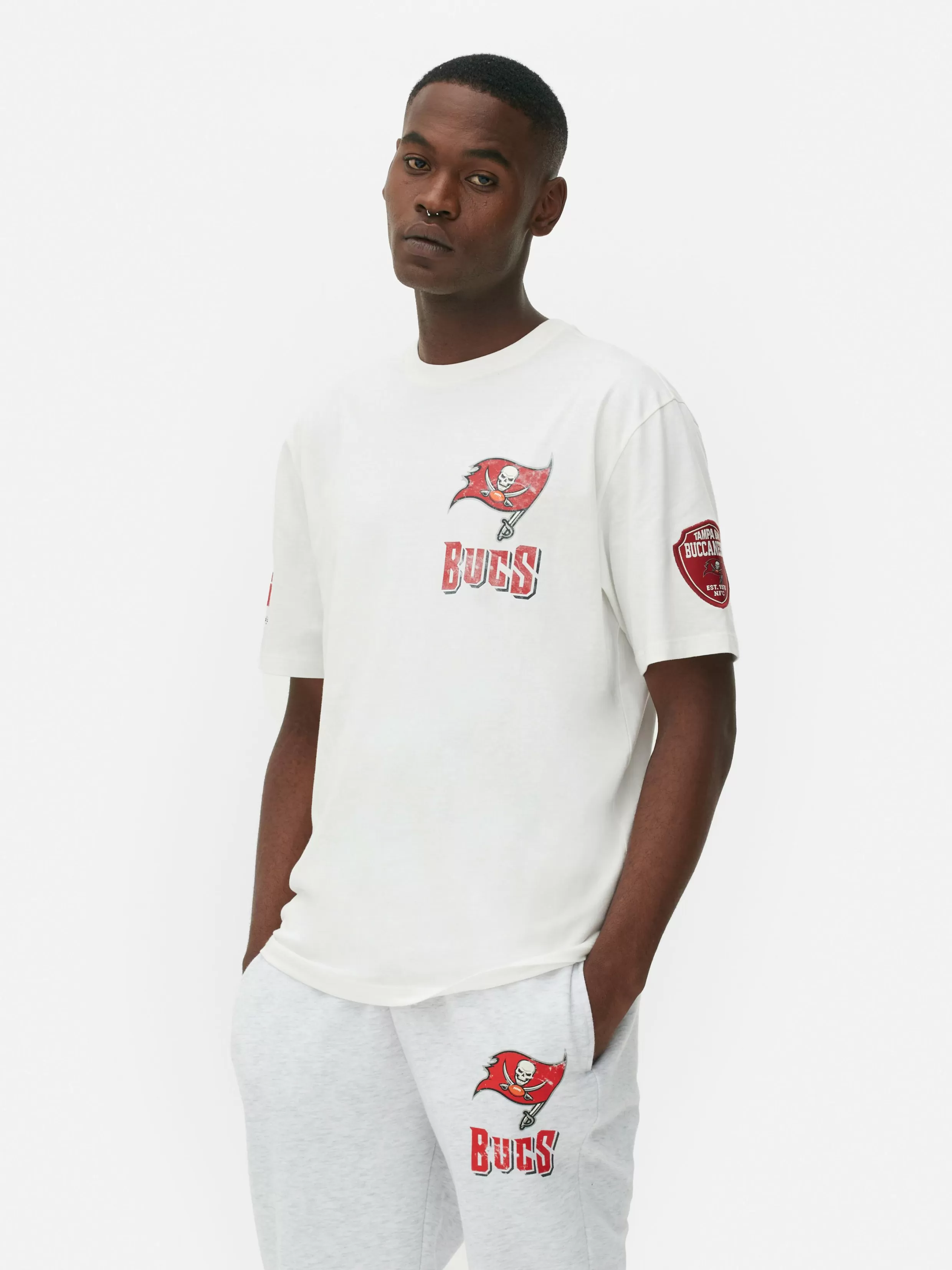 Fashion NFL Tampa Bay Buccaneers Printed T-Shirt Tops And T-Shirts | Graphic Tees And Sweatshirts