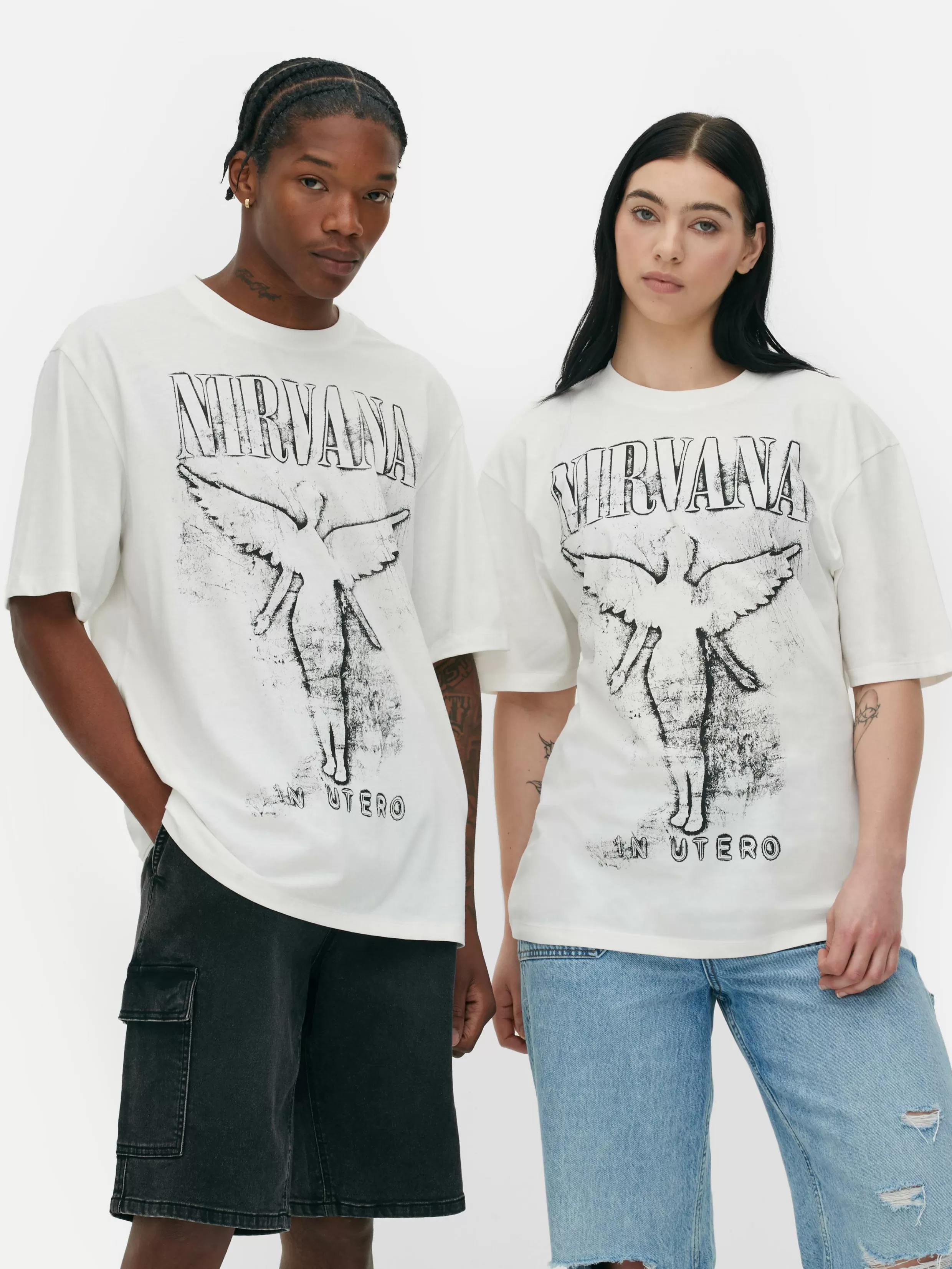 Cheap Nirvana Tour T-Shirt Women Graphic Tees And Sweatshirts | Tops And T-Shirts