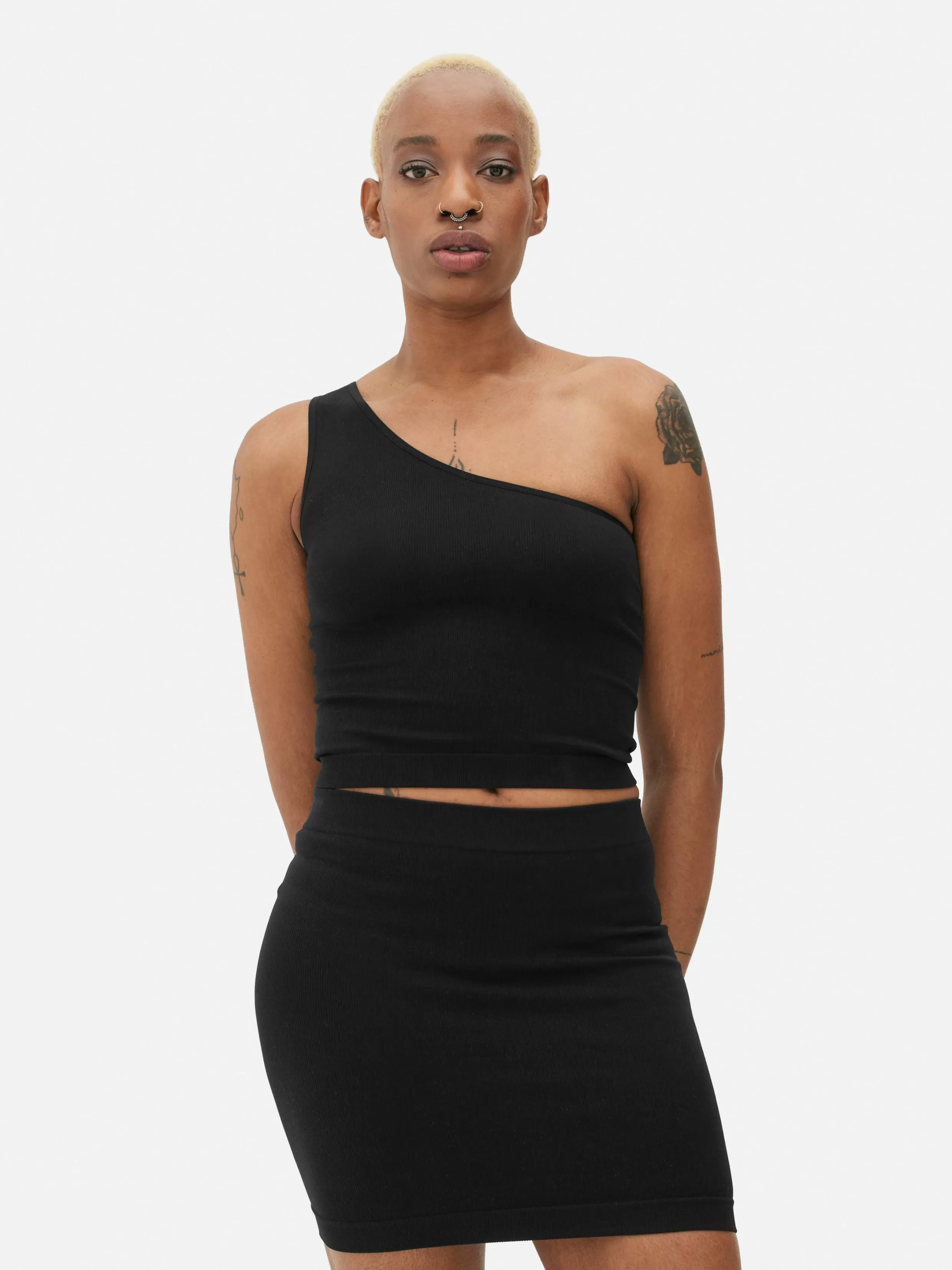 Outlet One Shoulder Crop Top Women Tops And T-Shirts