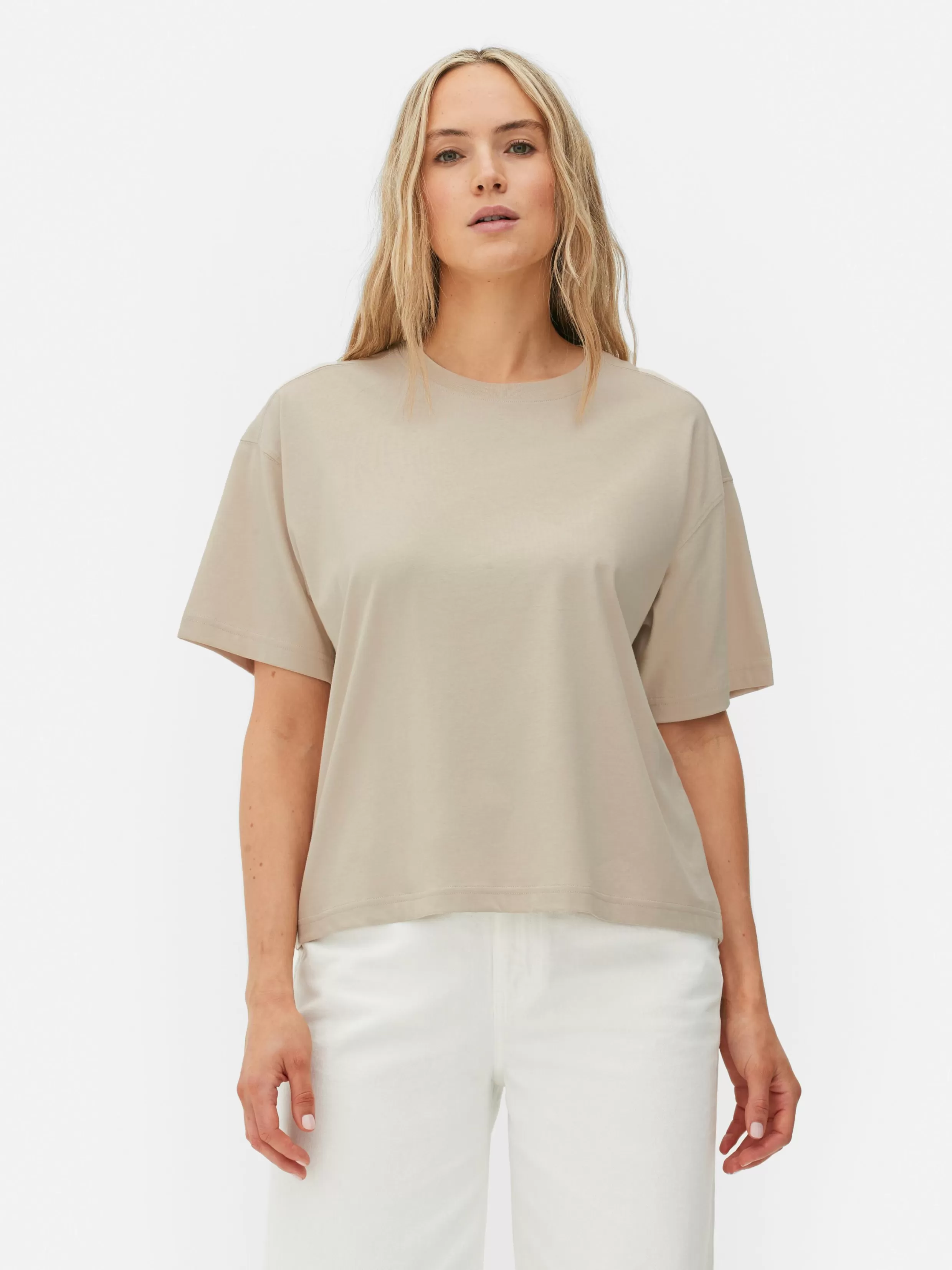 Clearance Oversized Boxy T-Shirt Women Tops And T-Shirts