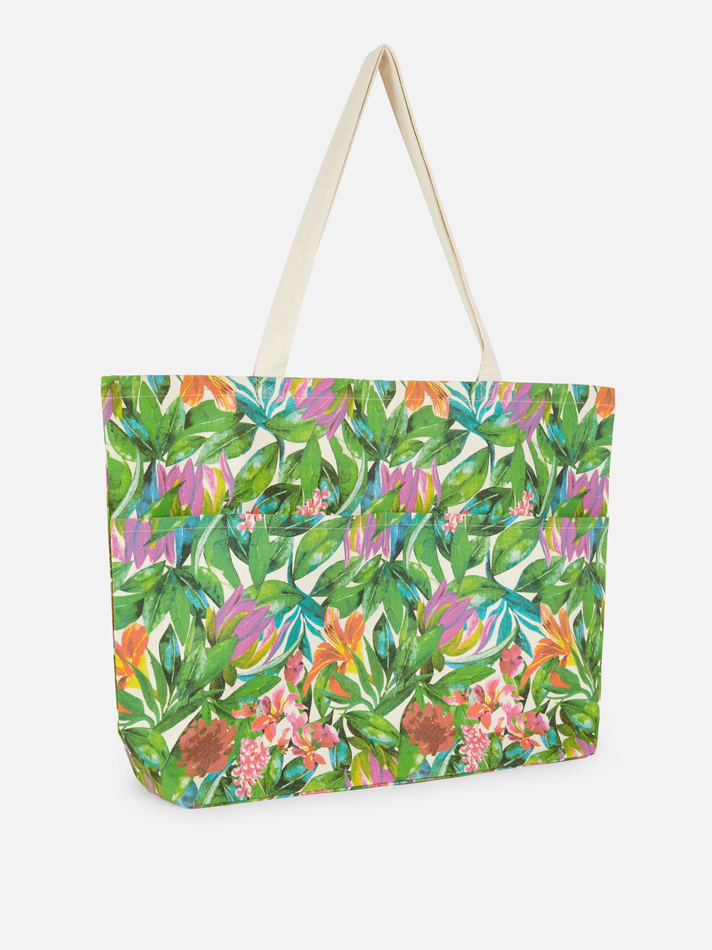 Cheap Oversized Floral Shopper Travel Accessories