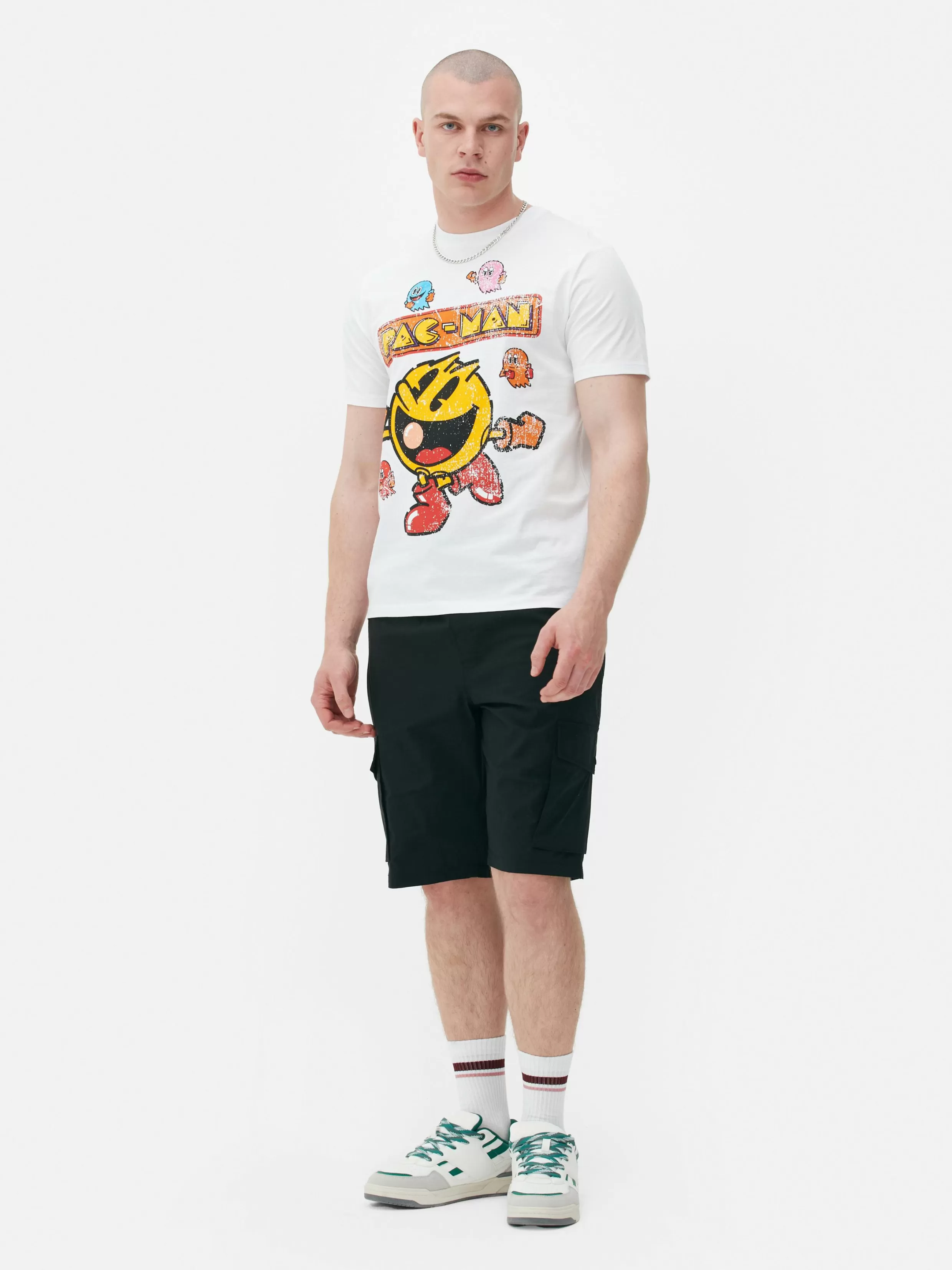 Clearance Pac-Man Graphic T-Shirt Tops And T-Shirts