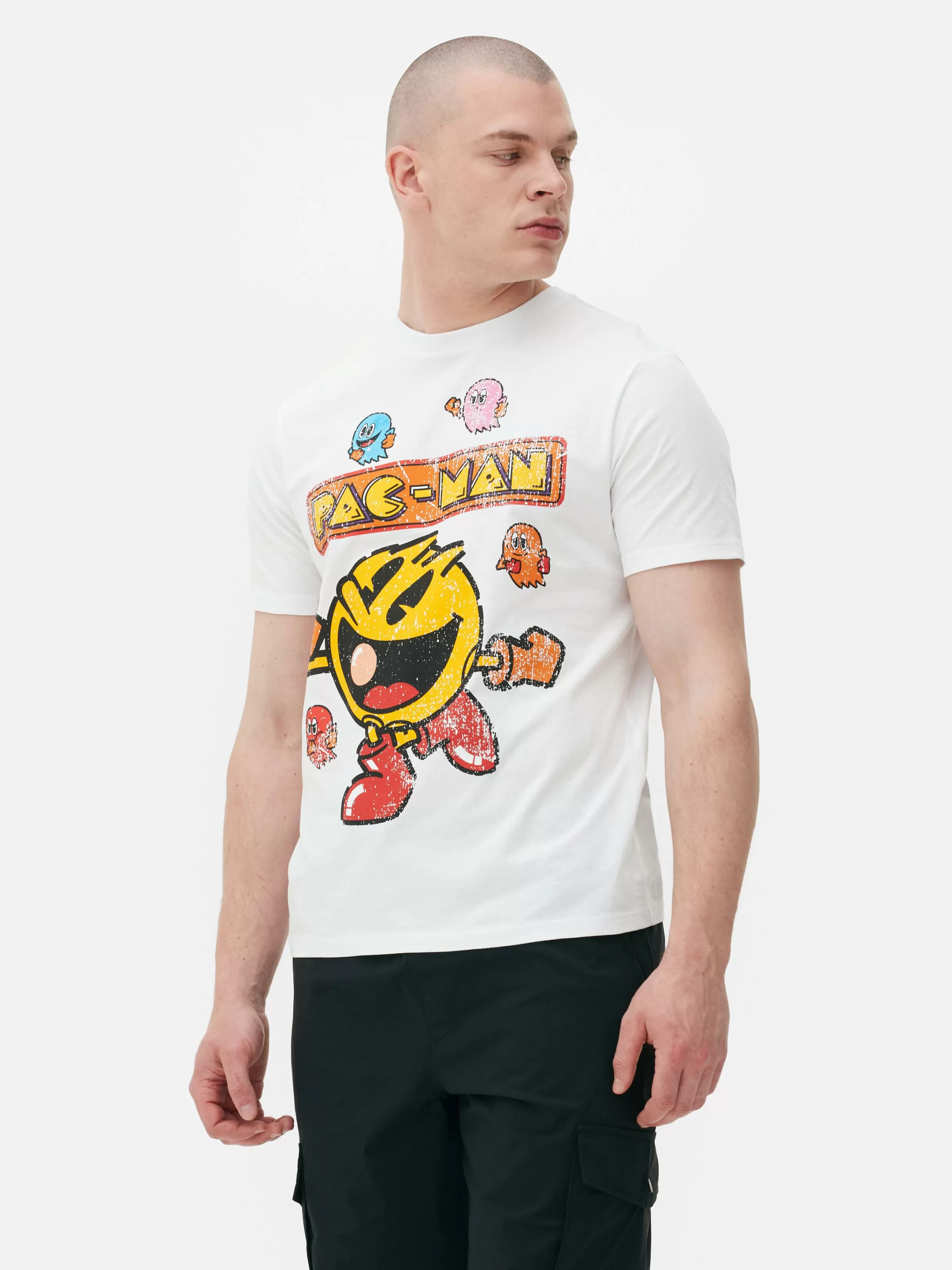 Clearance Pac-Man Graphic T-Shirt Tops And T-Shirts