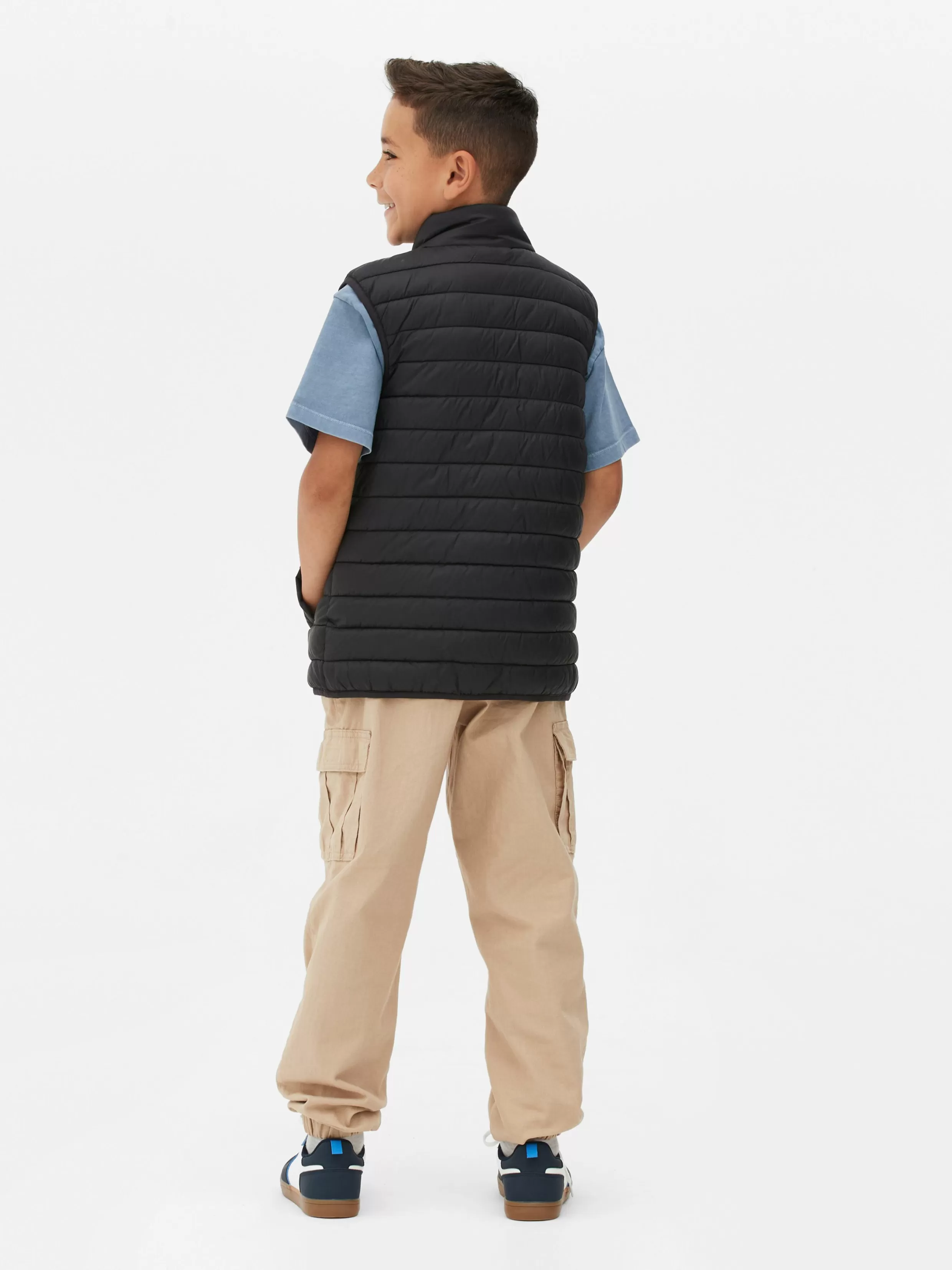 Cheap Padded Zip Vest Kids/BOY Coats And Jackets