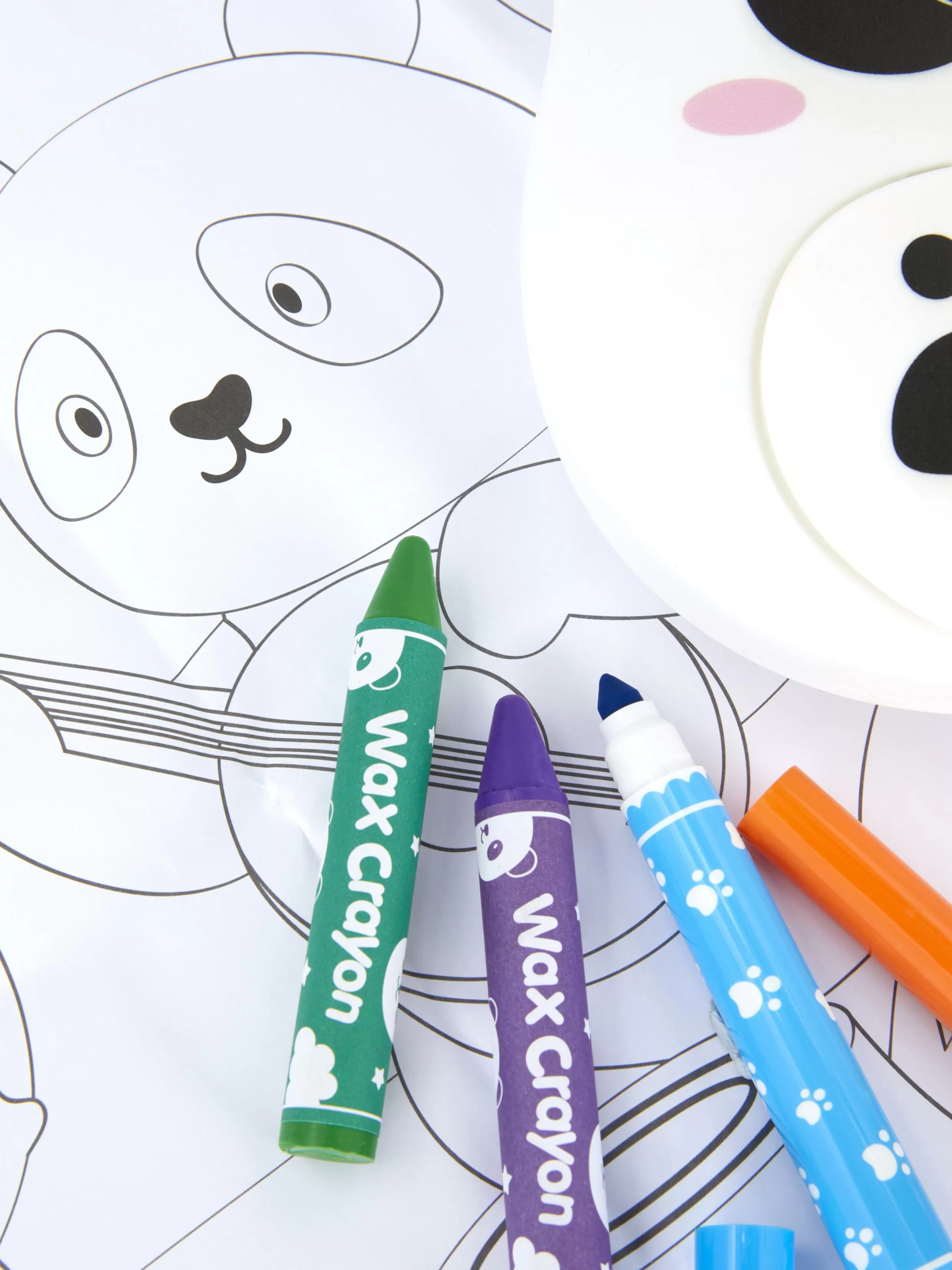 Store Panda Coloring Set Kids Arts And Crafts