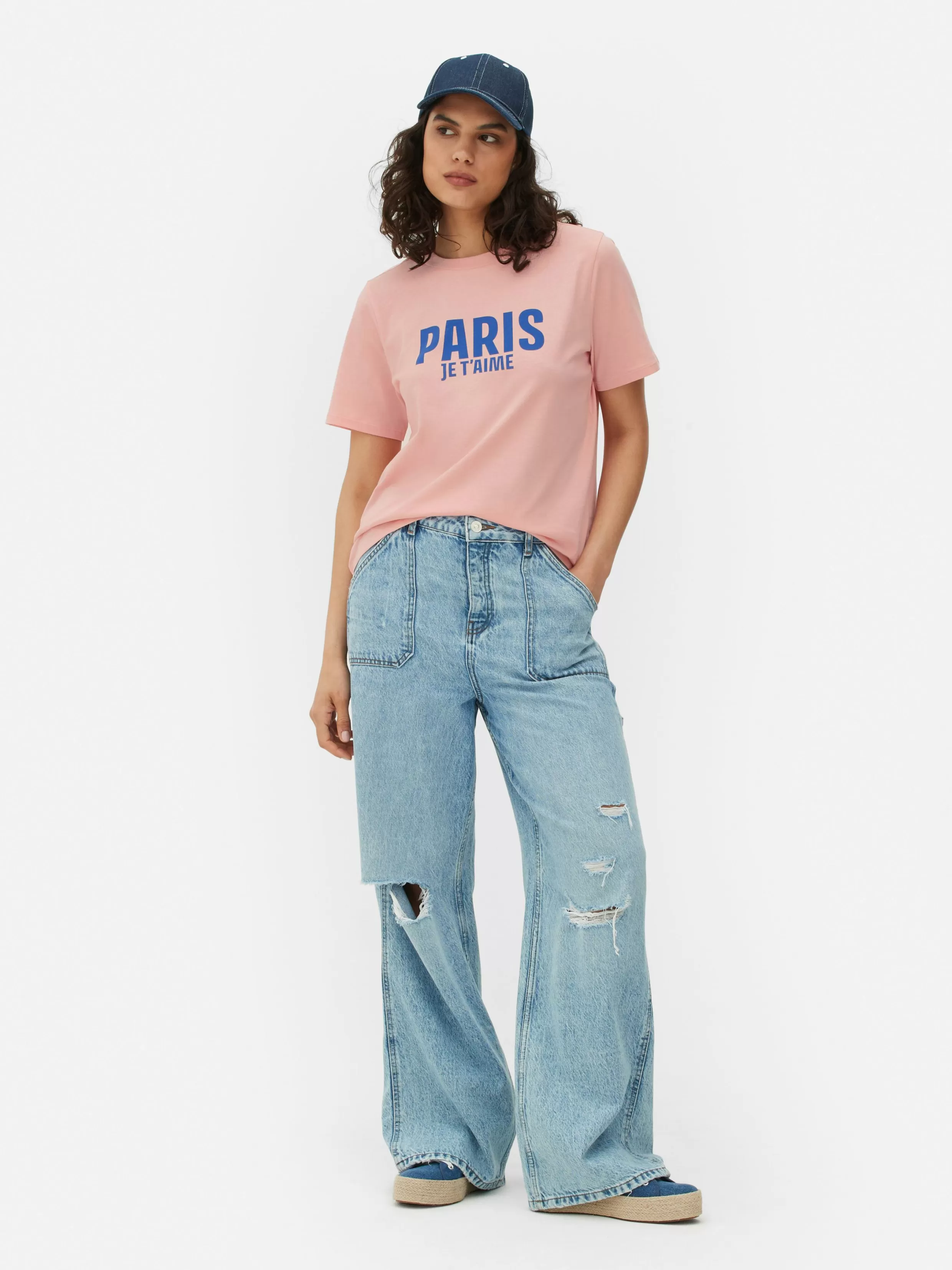 Online Paris Graphic T-Shirt Women Tops And T-Shirts