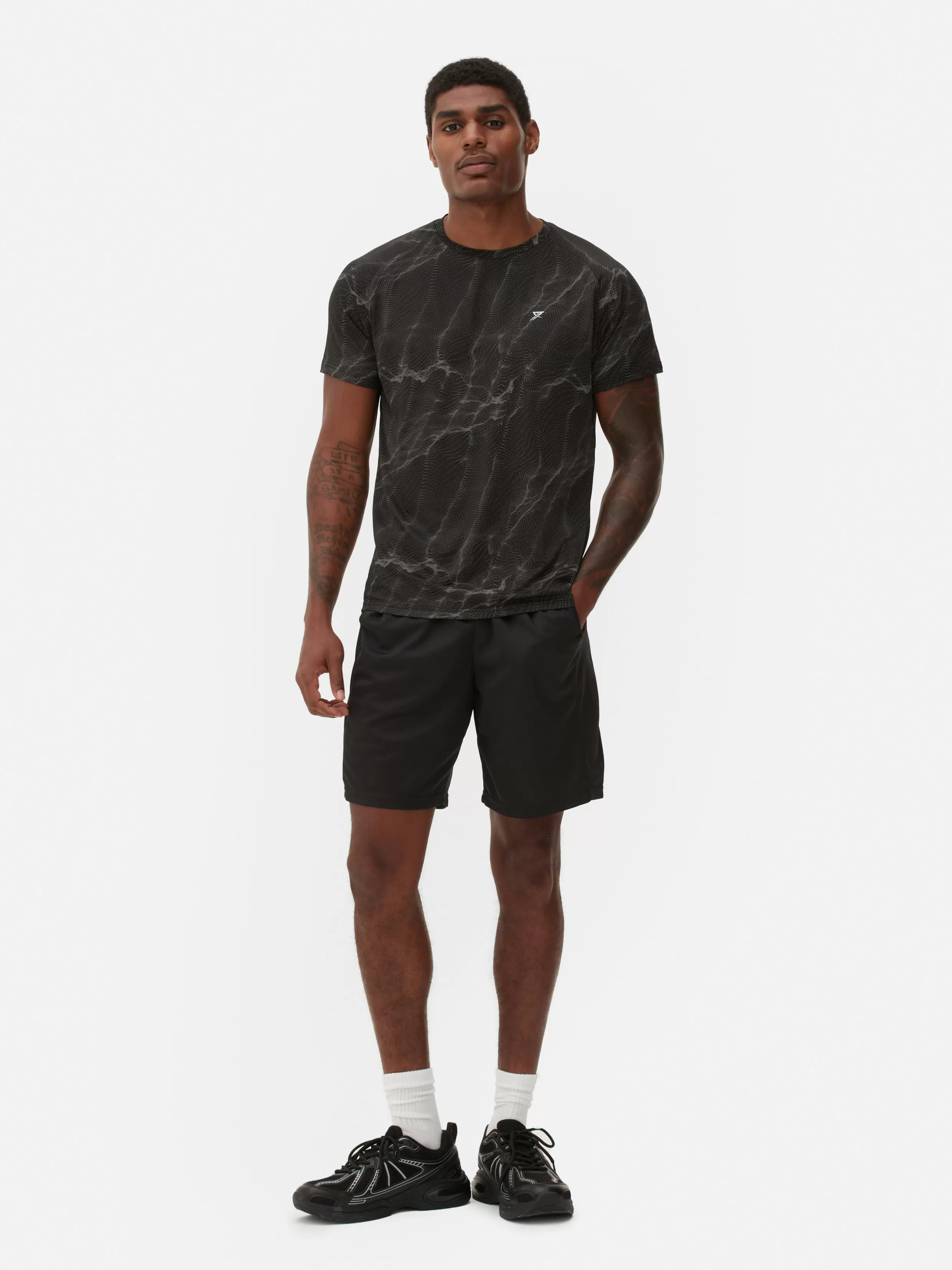 Sale Patterned Performance T-Shirt Sportswear | Tops And T-Shirts