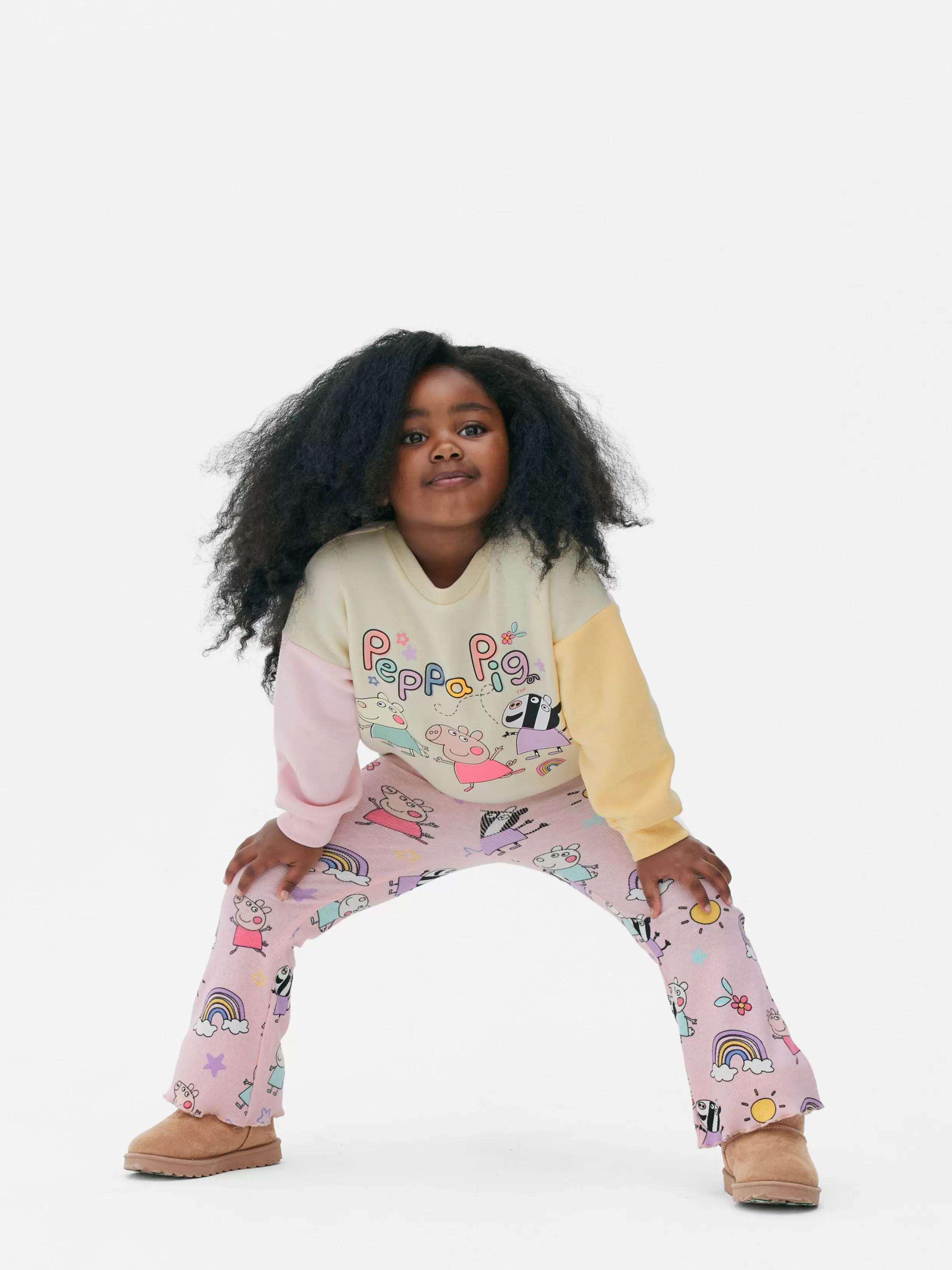 New Peppa Pig Sweatshirt And Flared Leggings Set Kids Sets And Outfits