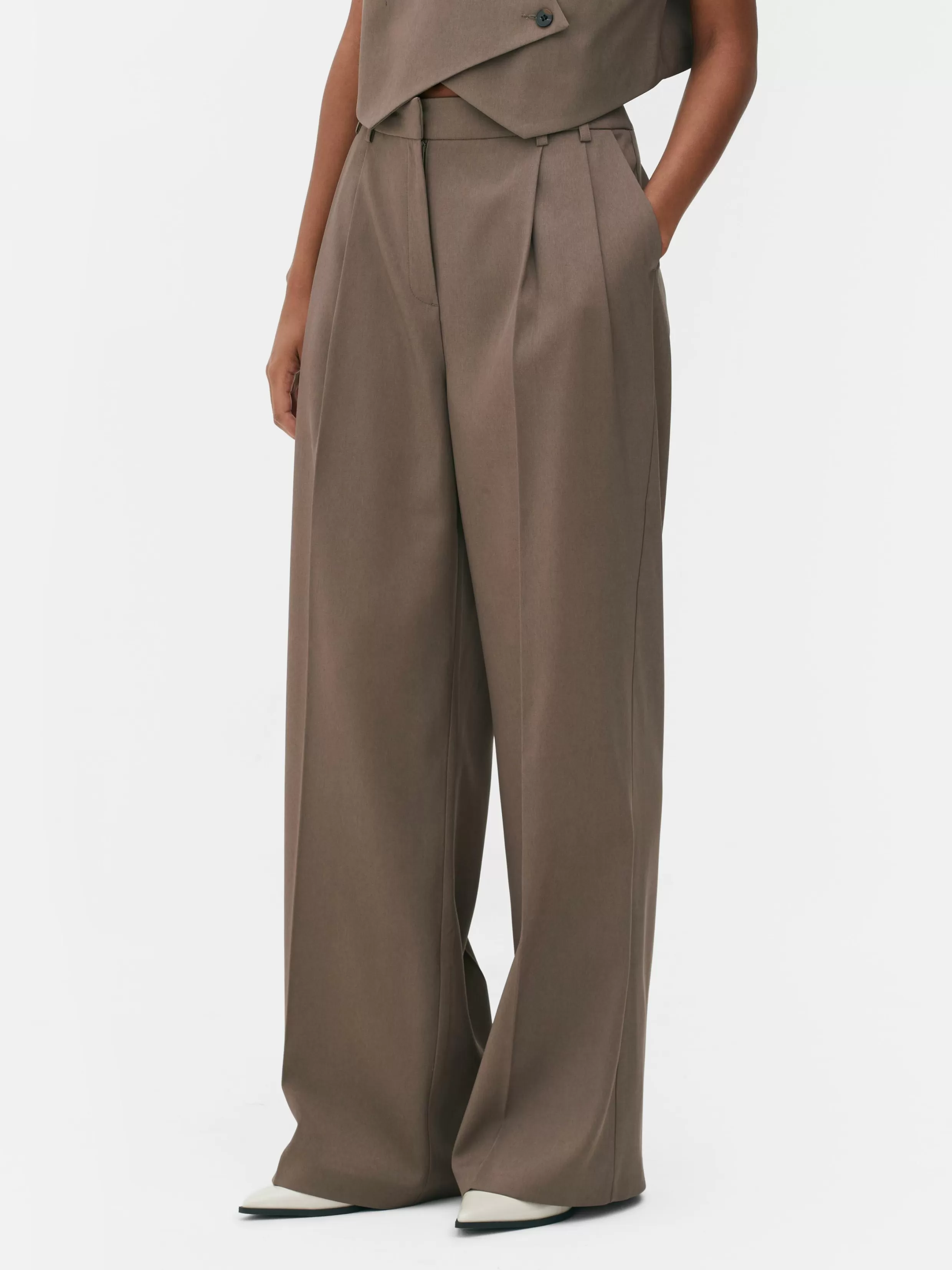 Online Pleated Tailored Pants Women Pants And Leggings