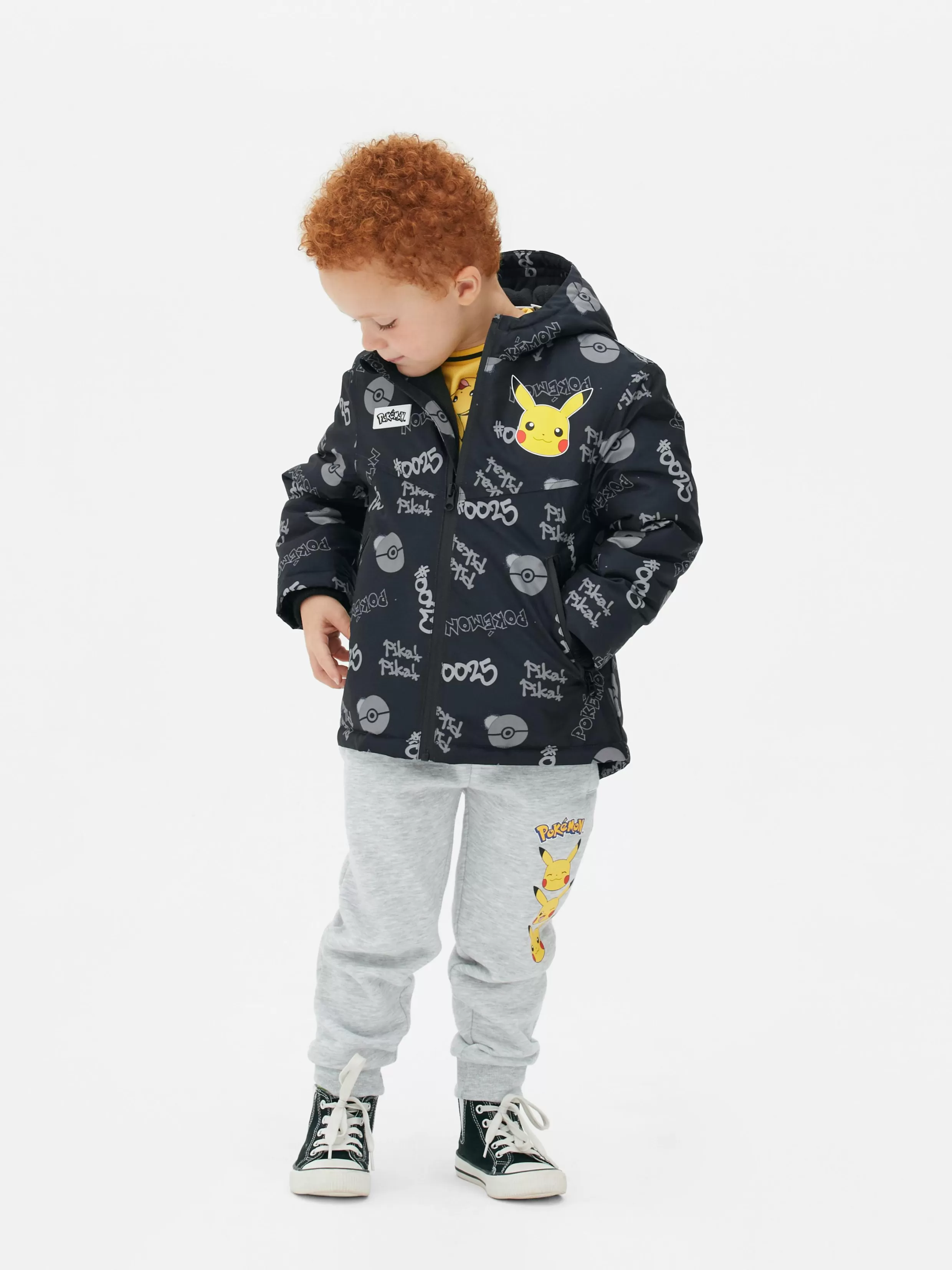 Clearance Pokémon Pikachu Parka Kids/BOY Coats And Jackets