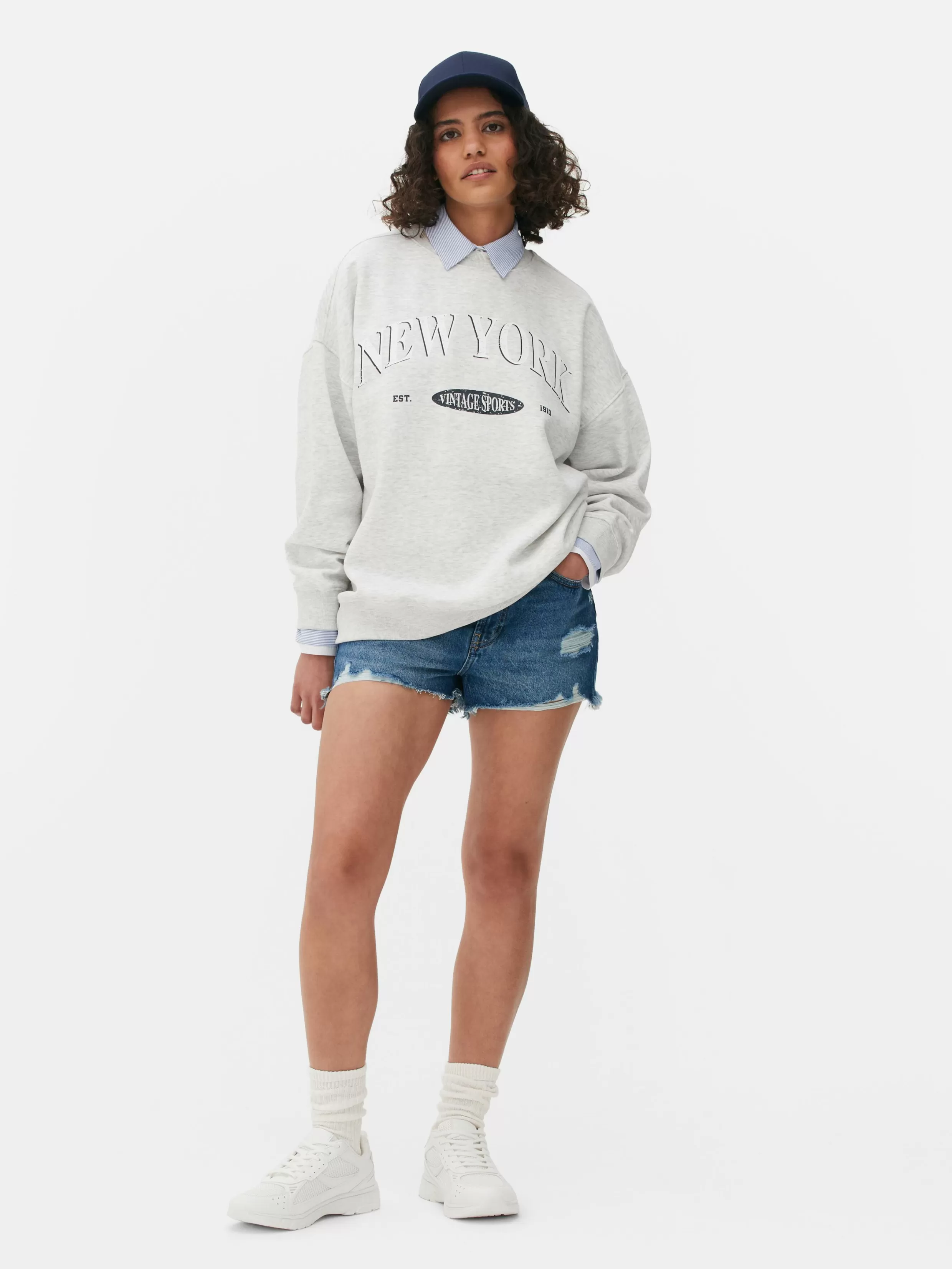 Store Printed Oversized Sweatshirt Women Hoodies And Sweatshirts